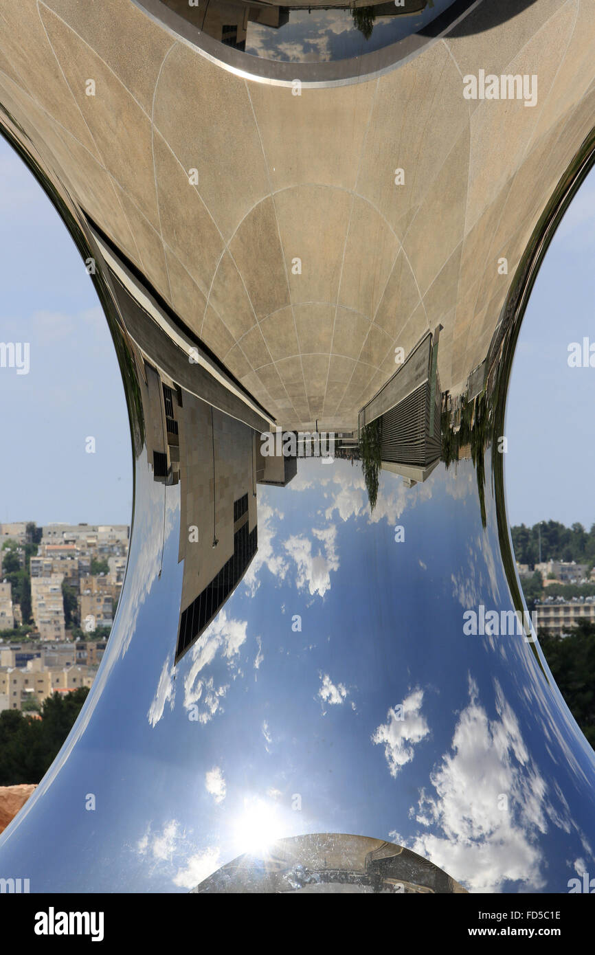 Turning The World Upside Down By Anish Kapoor Newly Installed