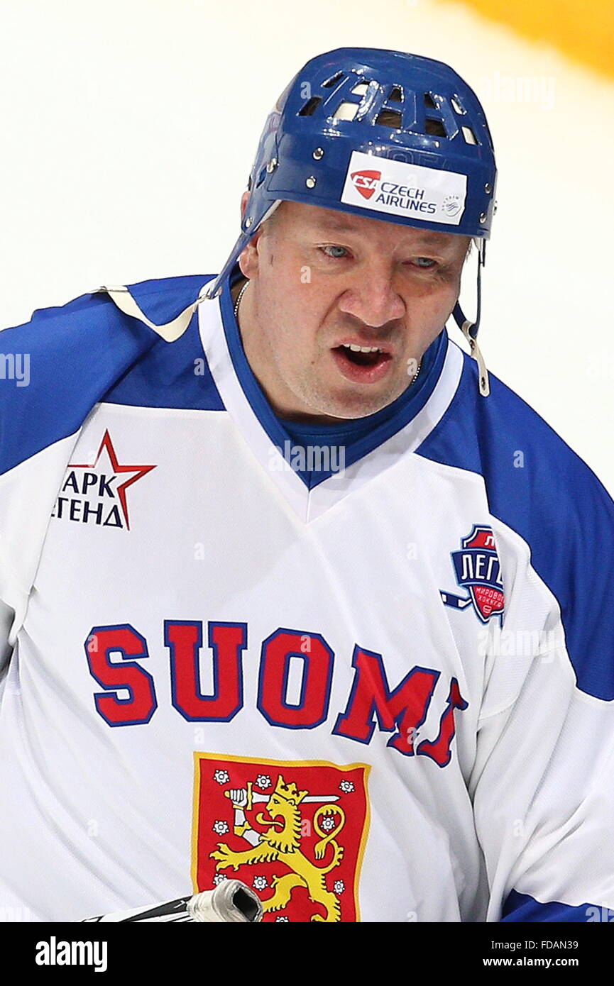 Moscow, Russia. 29th Jan, 2016. Finland's right winger Jari Kurri Stock