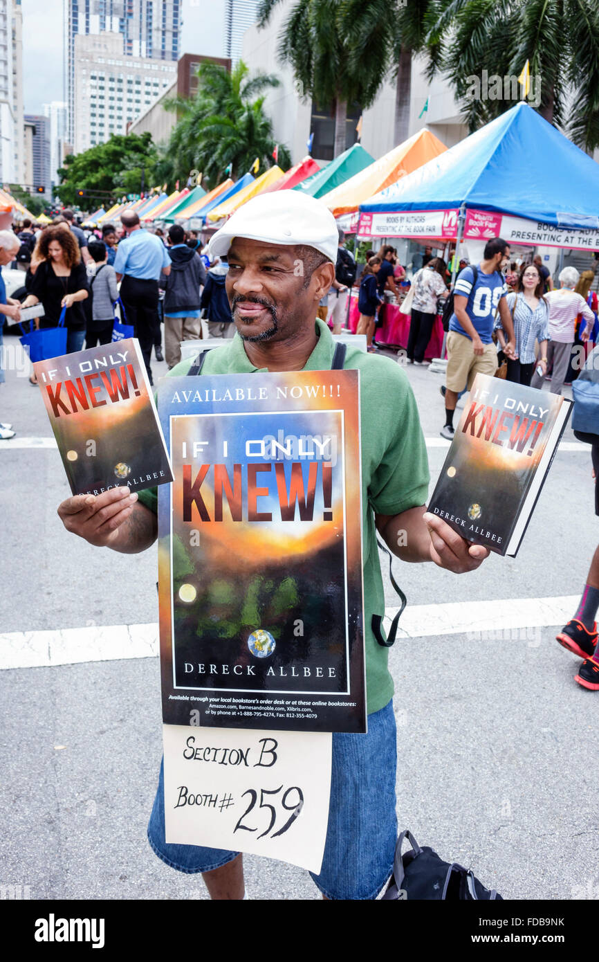 Miami Florida Book Fair International Miami Dade College Wolfson Stock