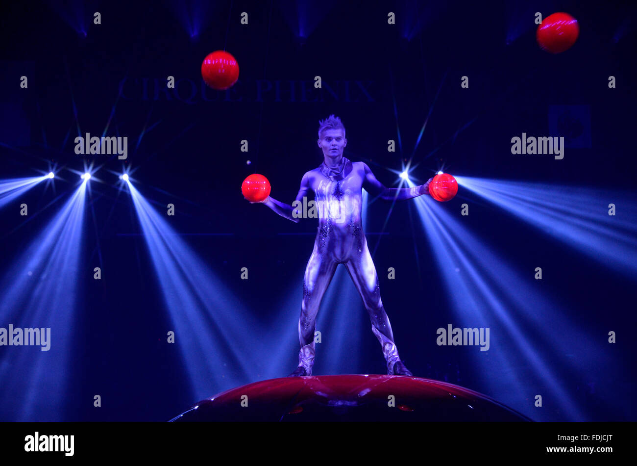 Paris, France. 30th January, 2016. 37e Festival Mondial du Cirque De
