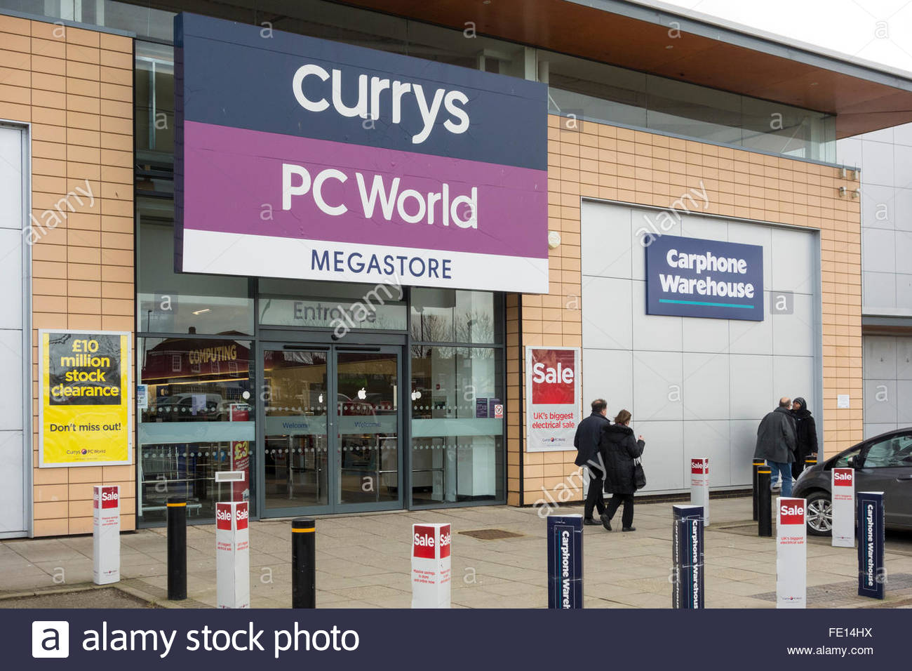 Currys And Pc World Megastore On The Newmarket Road Retail Park In