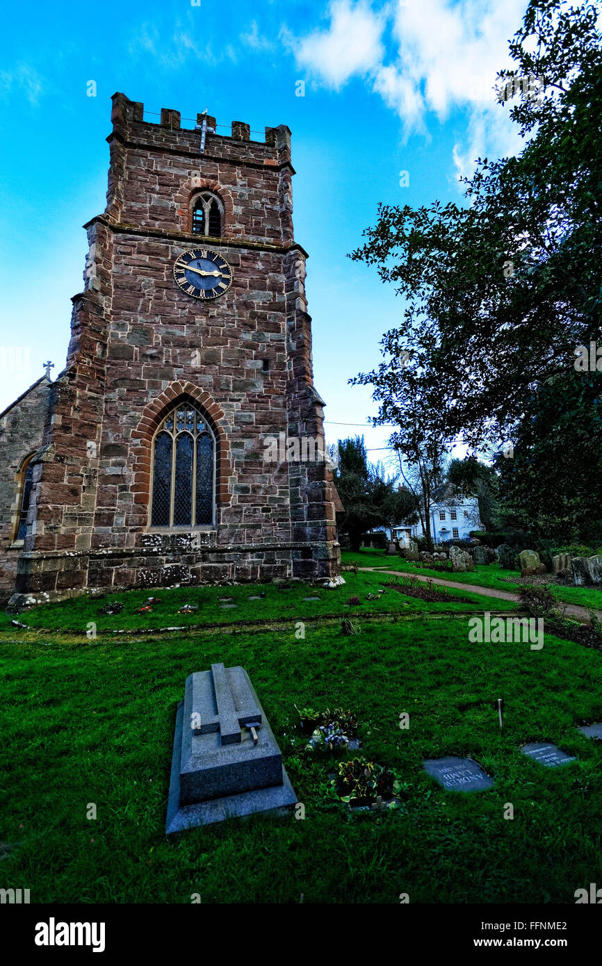 The church of St John the Baptist at Whitbourne is one of a group of