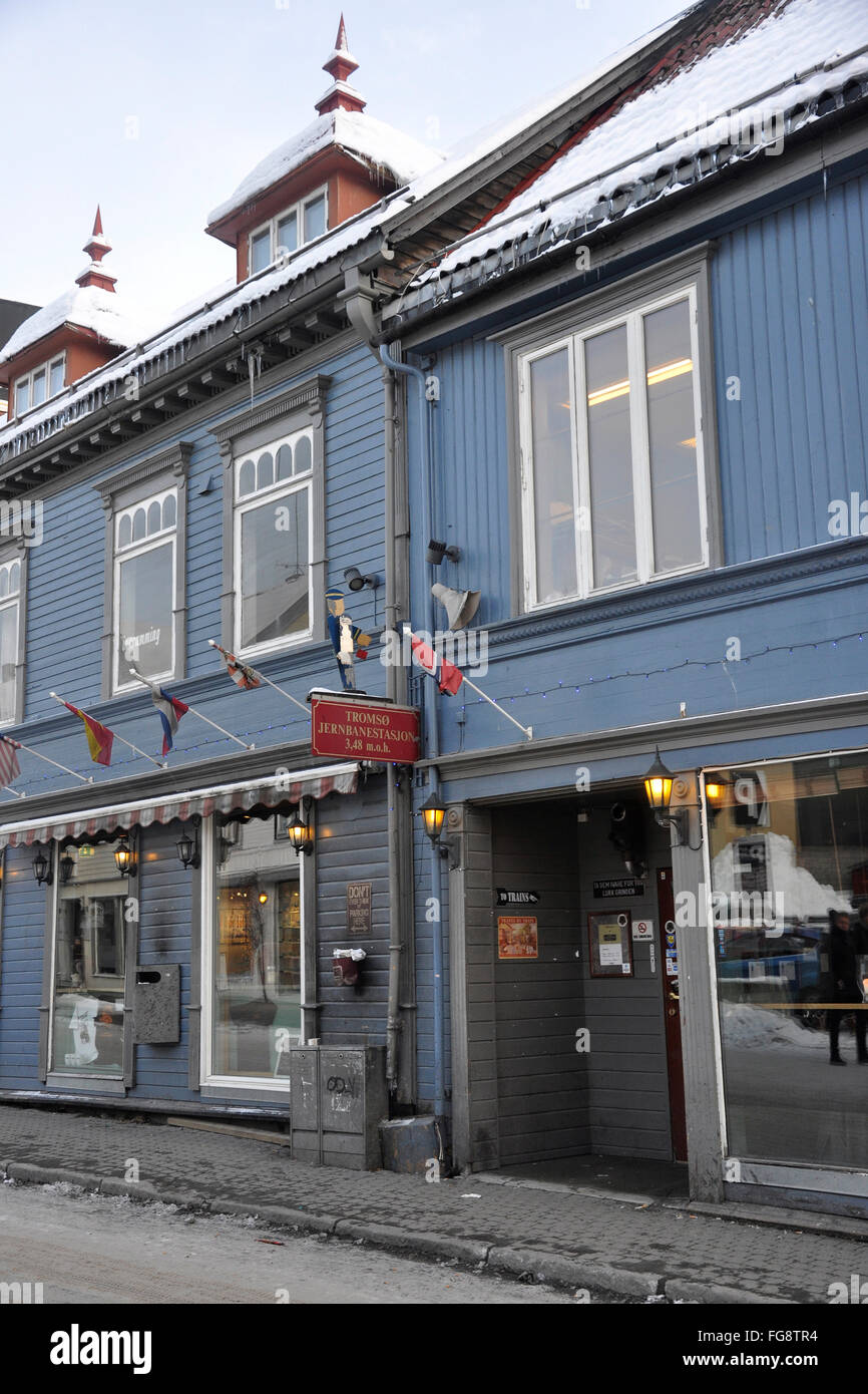 Norway, Tromso, house Stock Photo, Royalty Free Image 96081416 Alamy