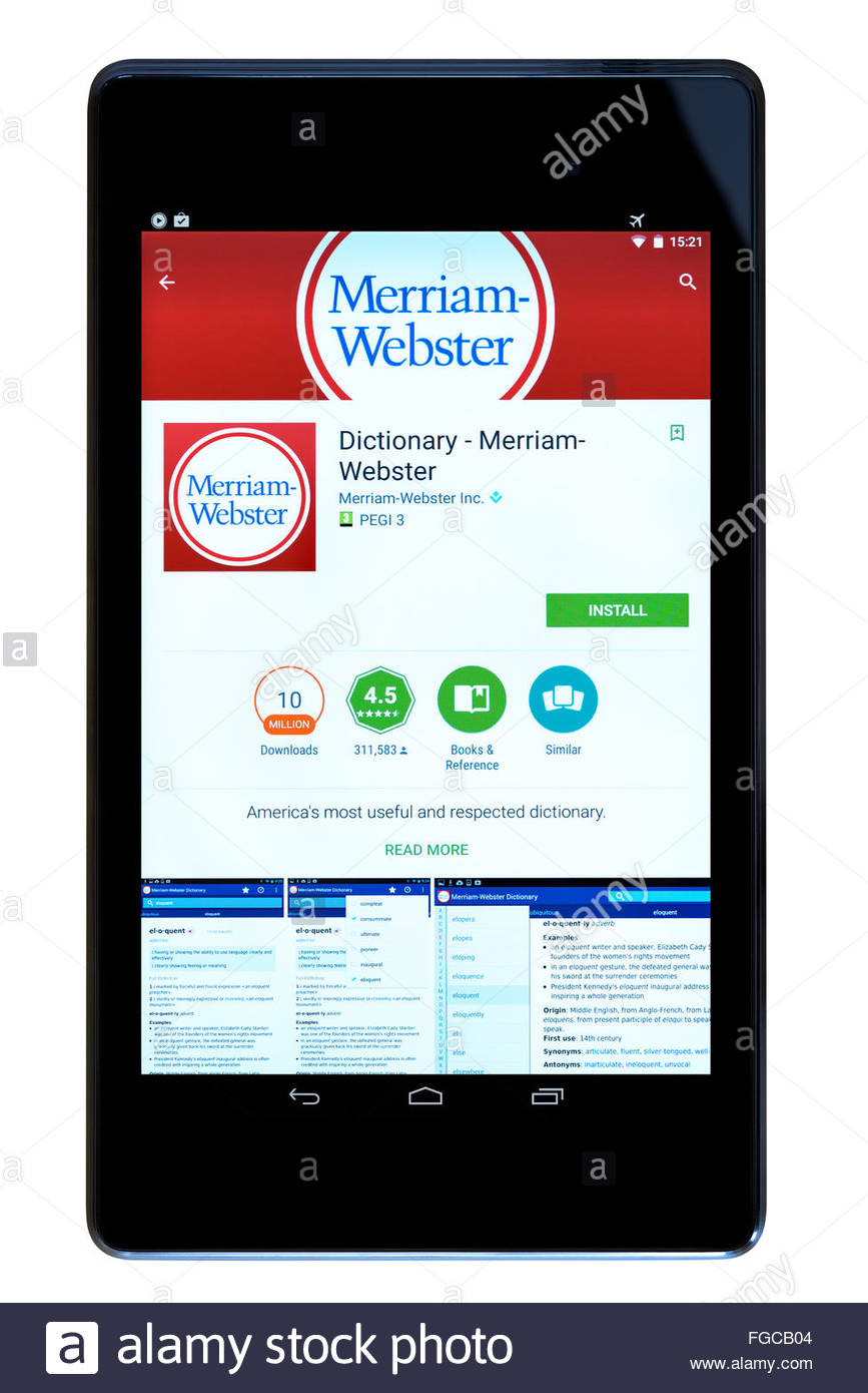 merriam webster dictionary software for pc