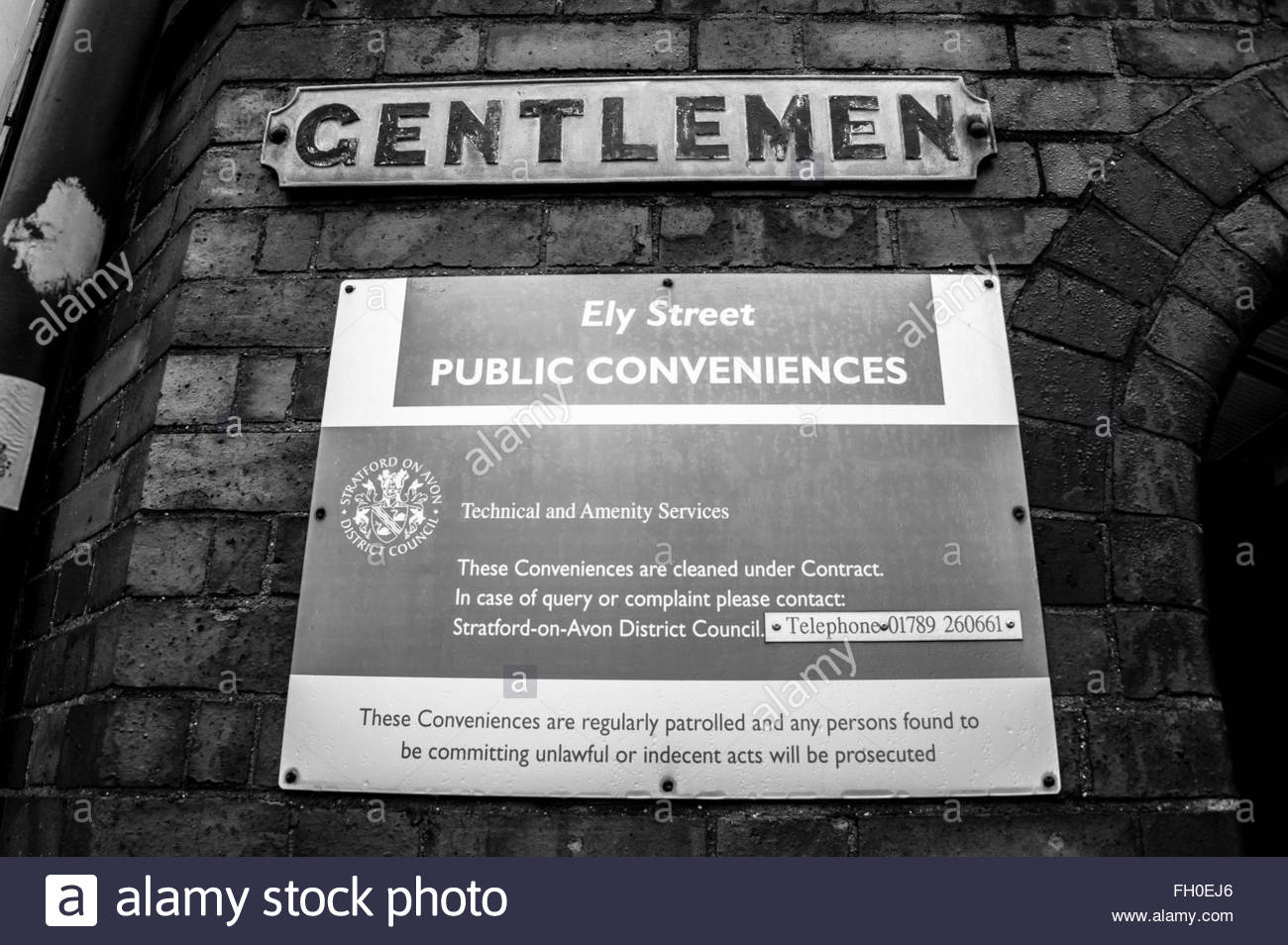 A Gentlemen's Toilet or Public Convenience on Ely Street in Stratford