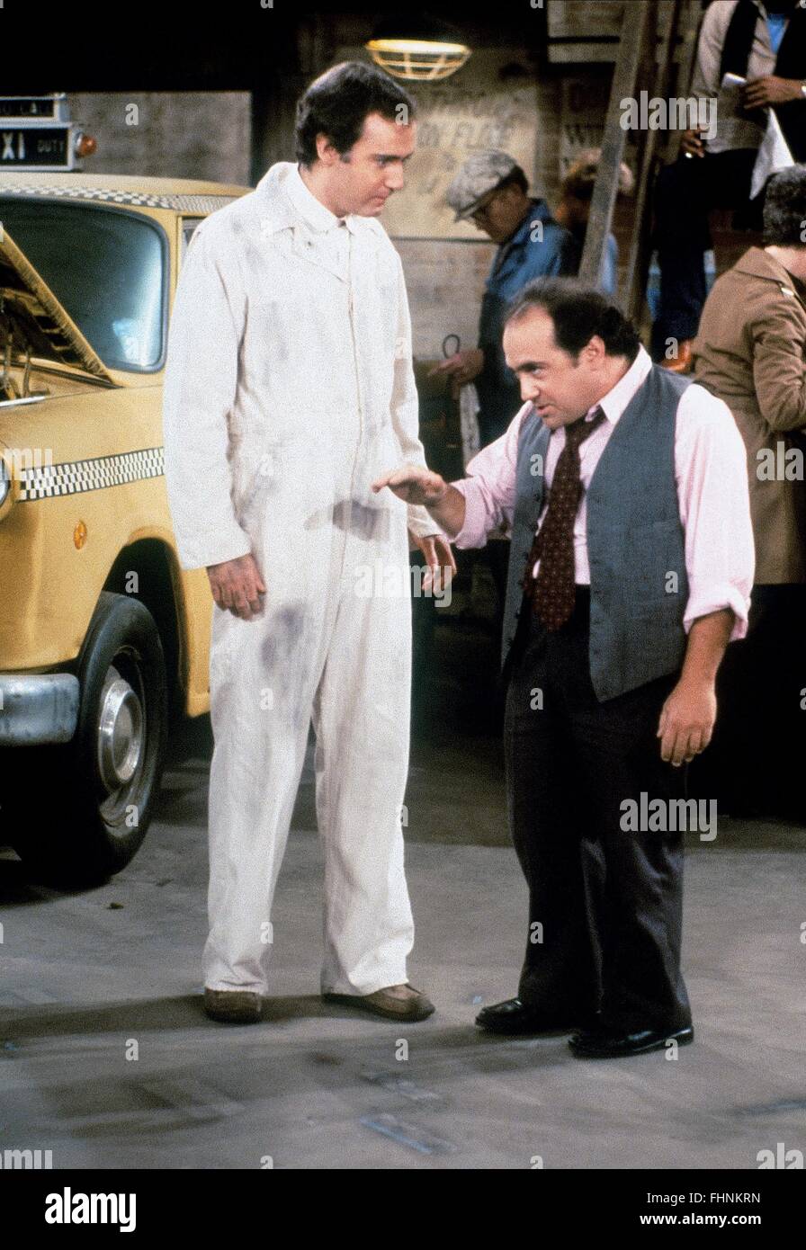 ANDY KAUFMAN & DANNY DEVITO TAXI (1978 Stock Photo, Royalty Free Image ...