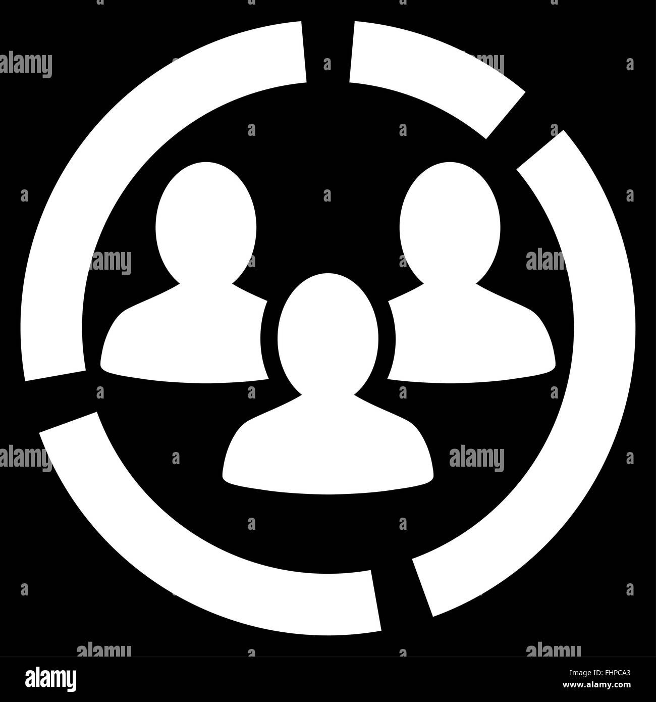 Demography Diagram Icon From Business Bicolor Set Stock Photo Alamy