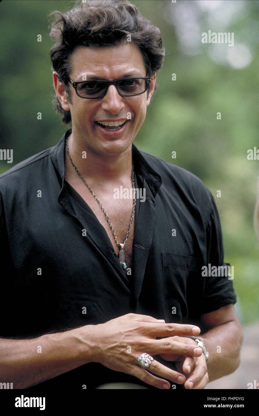 JEFF GOLDBLUM JURASSIC PARK (1993 Stock Photo, Royalty Free Image