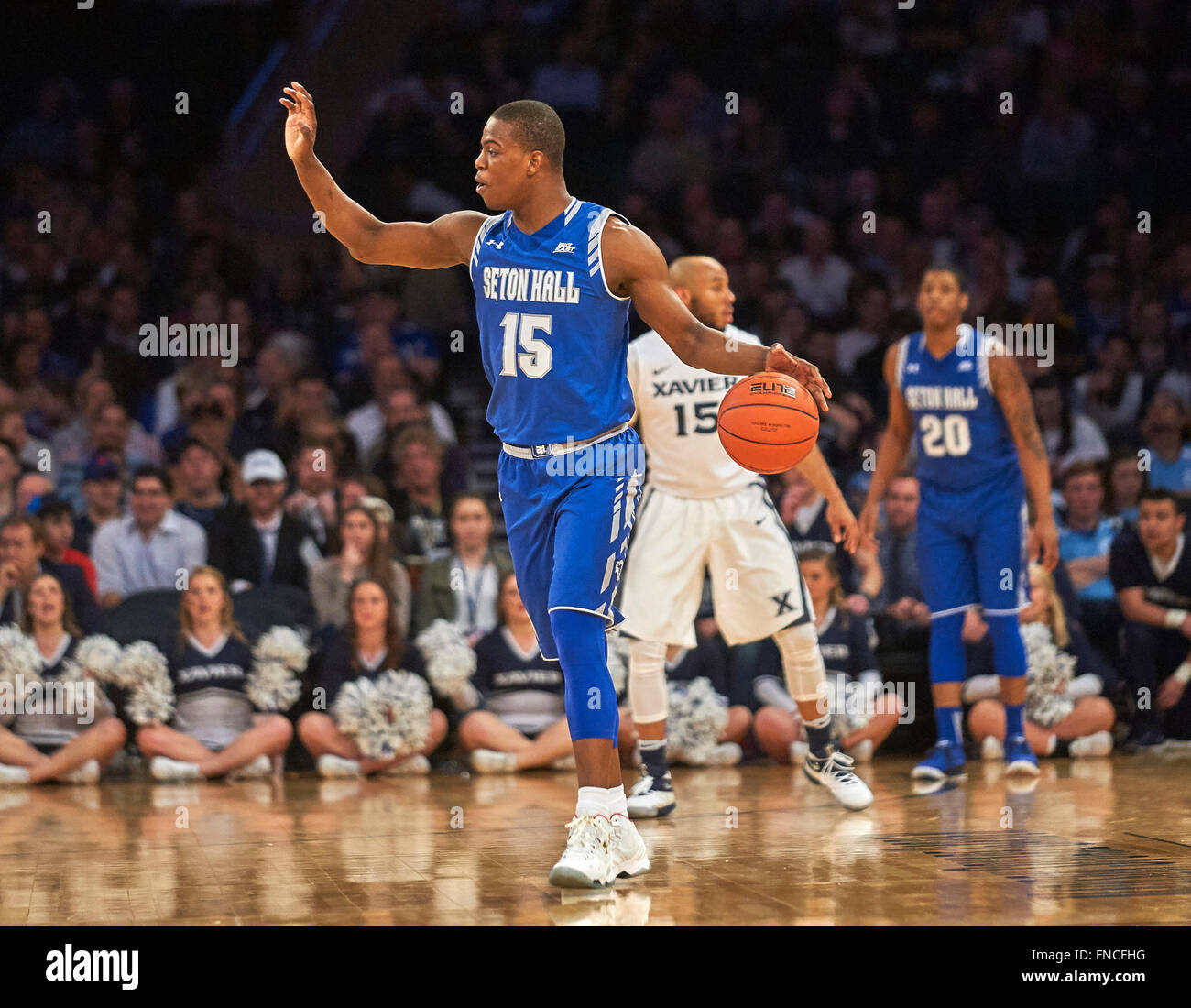 New York New York USA 11th Mar 2016 Seton Hall Pirates Guard