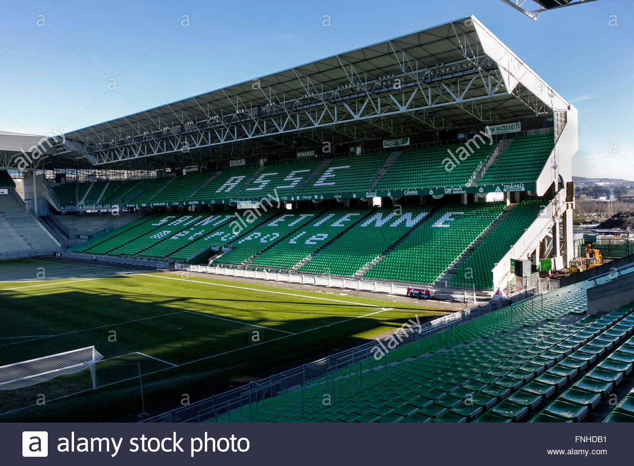 Geoffroy Guichard football stadium Saint Etienne Stock Geoffroy Guichard football stadium Saint Etienne