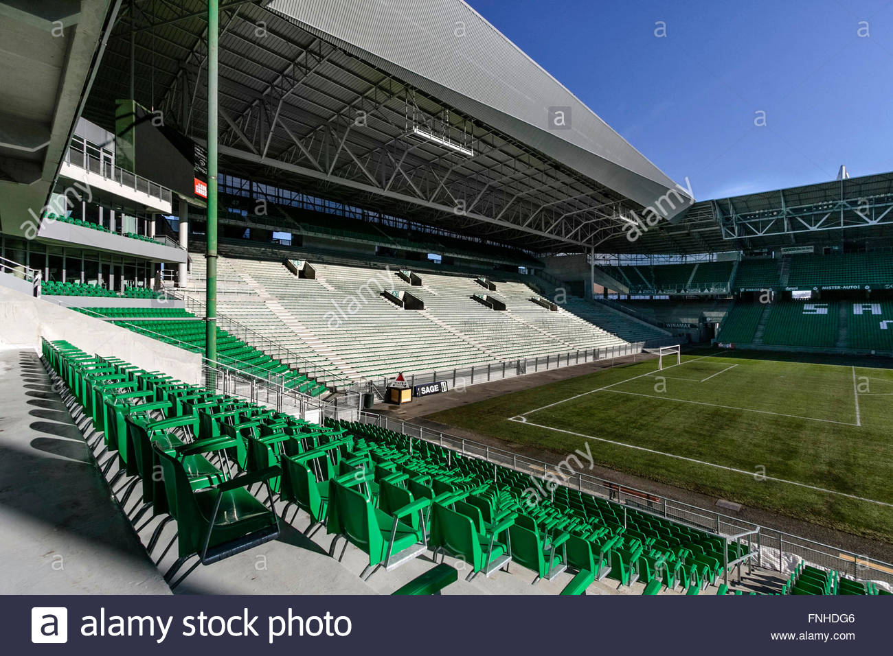 Geoffroy Guichard football stadium Saint Etienne Stock Geoffroy Guichard football stadium Saint Etienne