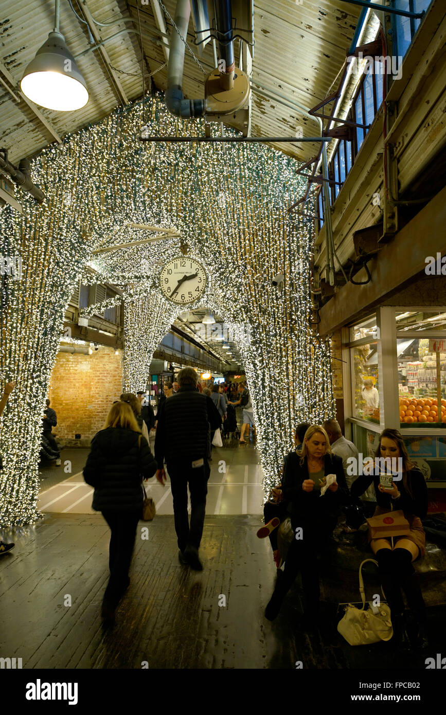 Interior view of Chelsea Market, Meatpacking district, Manhattan, New