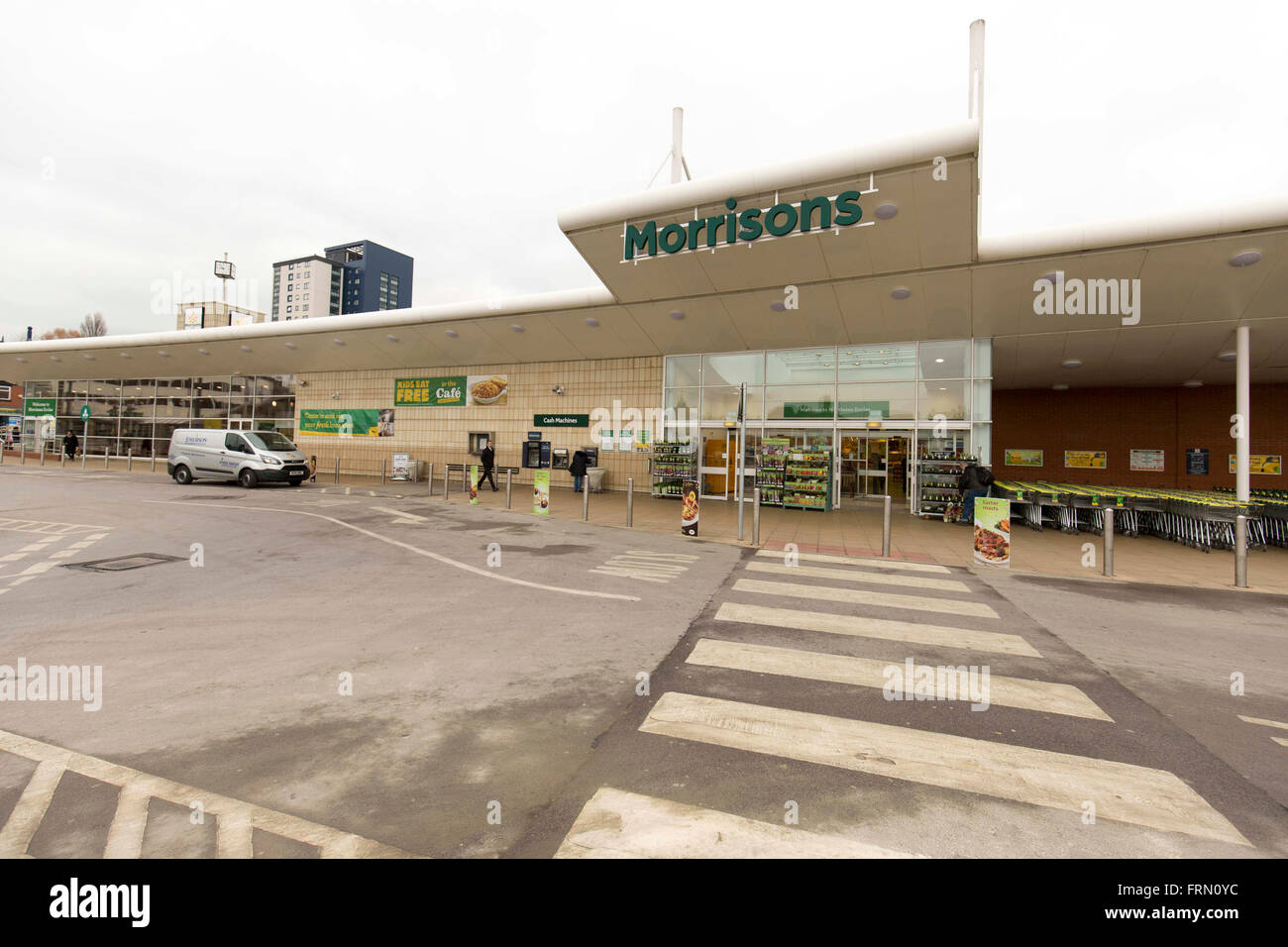 Morrisons fresh look store , Eccles Stock Photo 100650688 Alamy