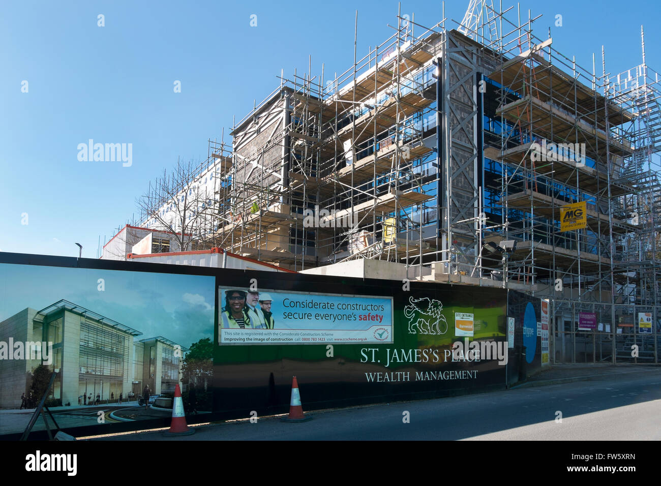 St James's Place, wealth management company in Cirencester Stock Photo