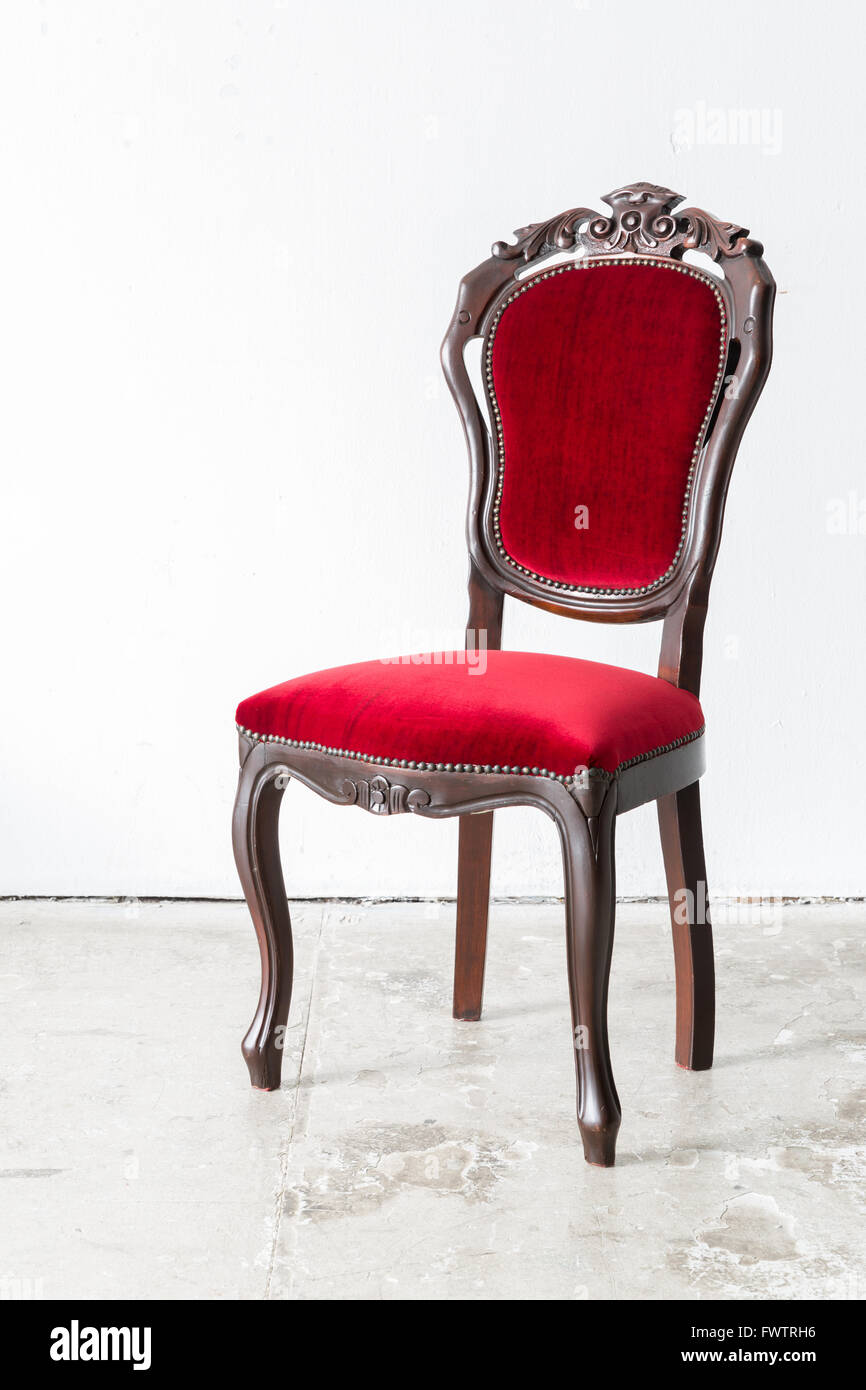 Red Chair Contemporary Style In Vintage Room Stock Photo Royalty - Red Chair Contemporary Style In Vintage Room red chair contemporary style in vintage room stock photo royalty - red chair contemporary style in vintage room
