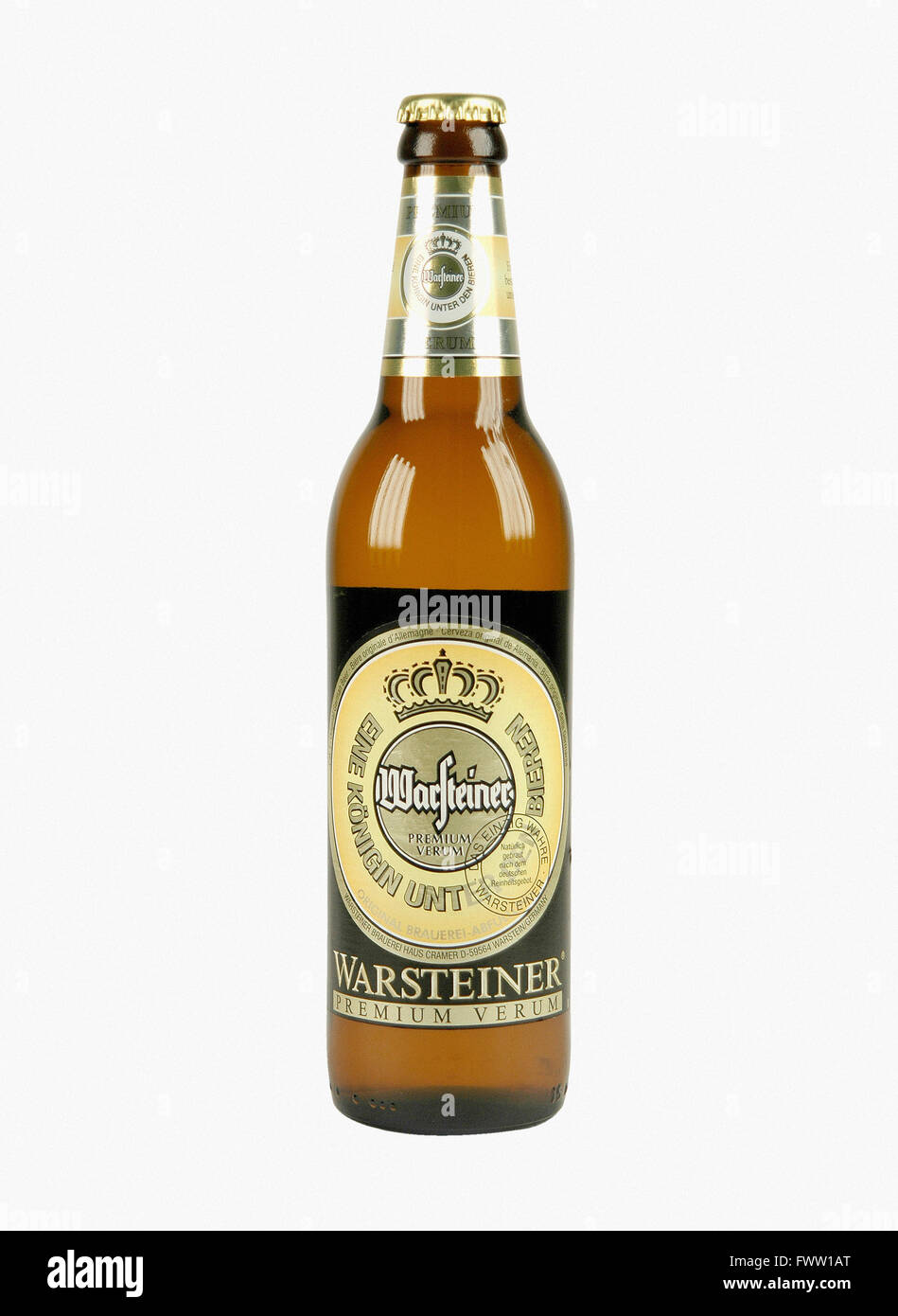 Warsteiner beer bottle Stock Photo, Royalty Free Image: 101968128 - Alamy