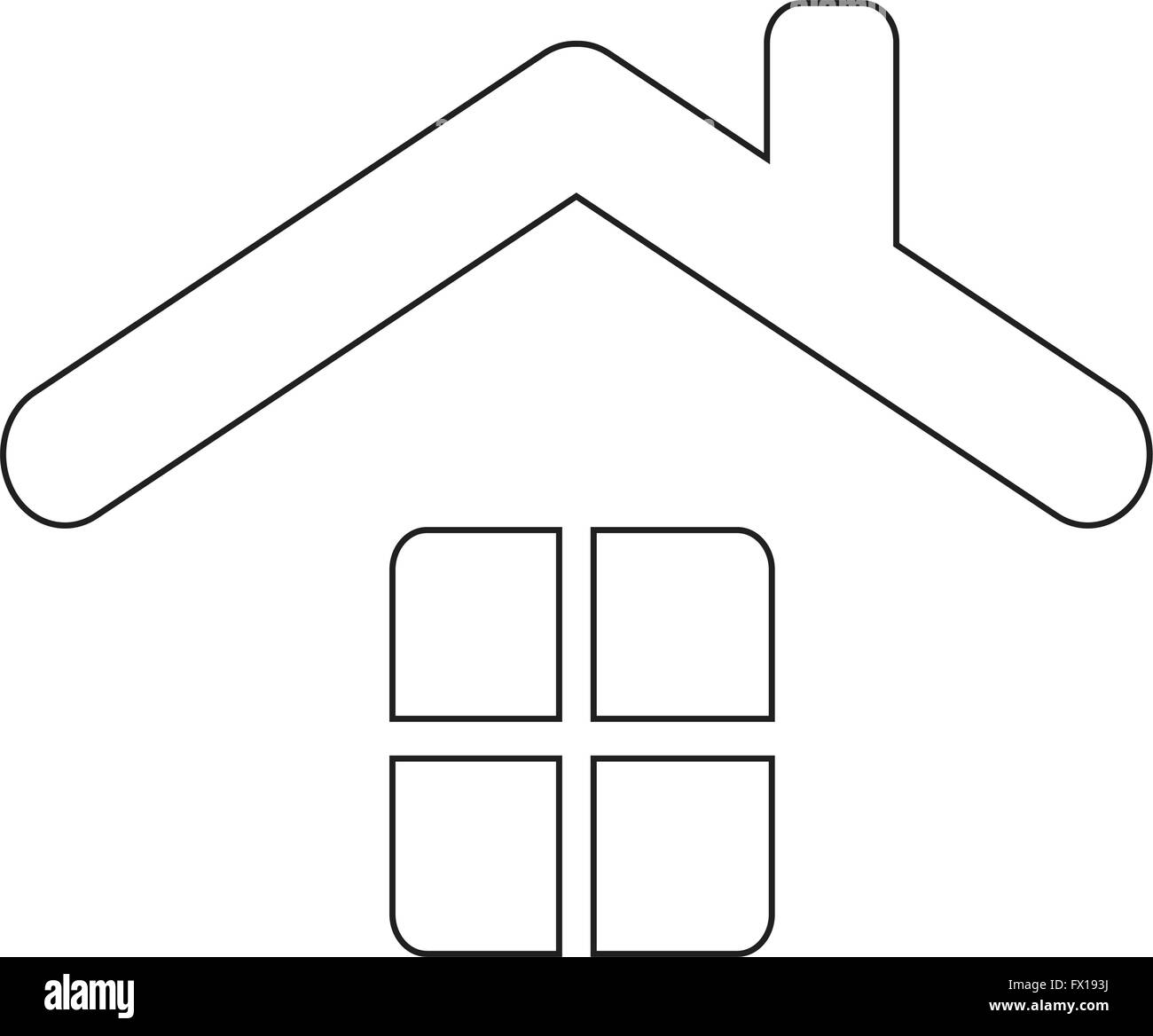 house icon Stock Vector Art & Illustration, Vector Image: 102062006 - Alamy