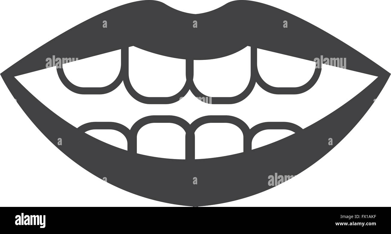mouth icon Stock Vector Art & Illustration, Vector Image 102063235 Alamy