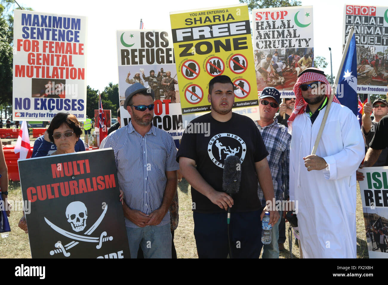 Sydney, Australia. 10 April 2016. The Australian Party For Freedom ...