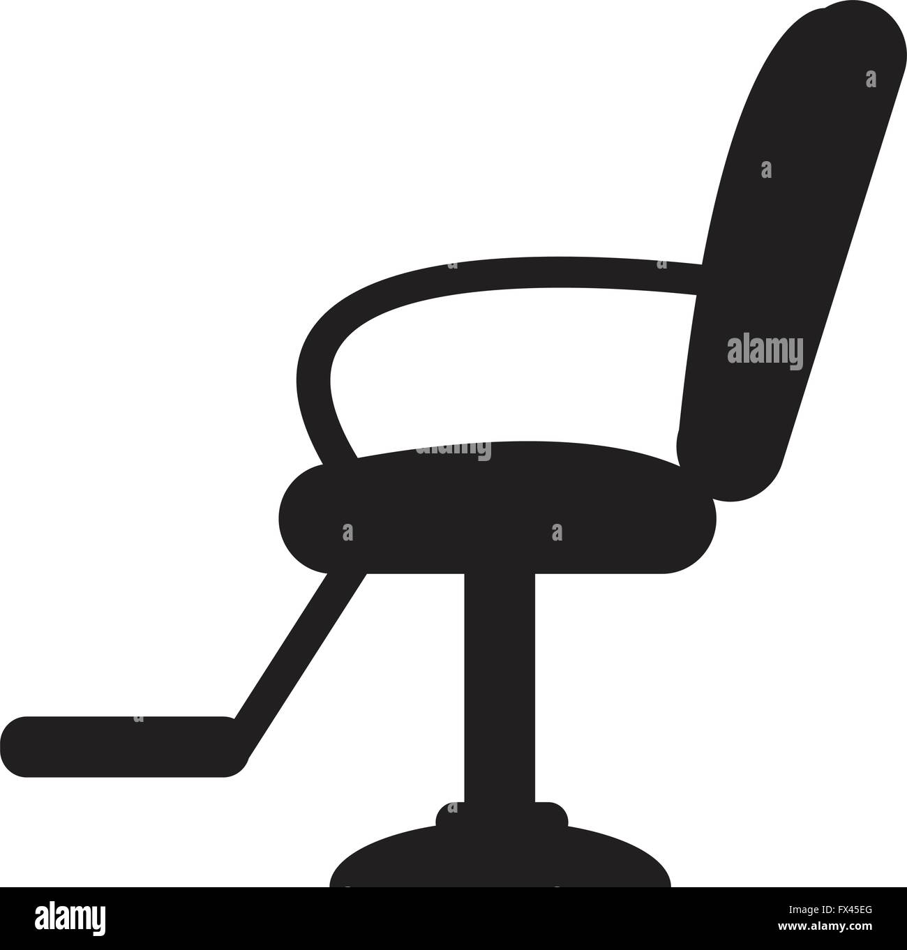 Barber Chair Icon Illustration design Stock Vector Art & Illustration