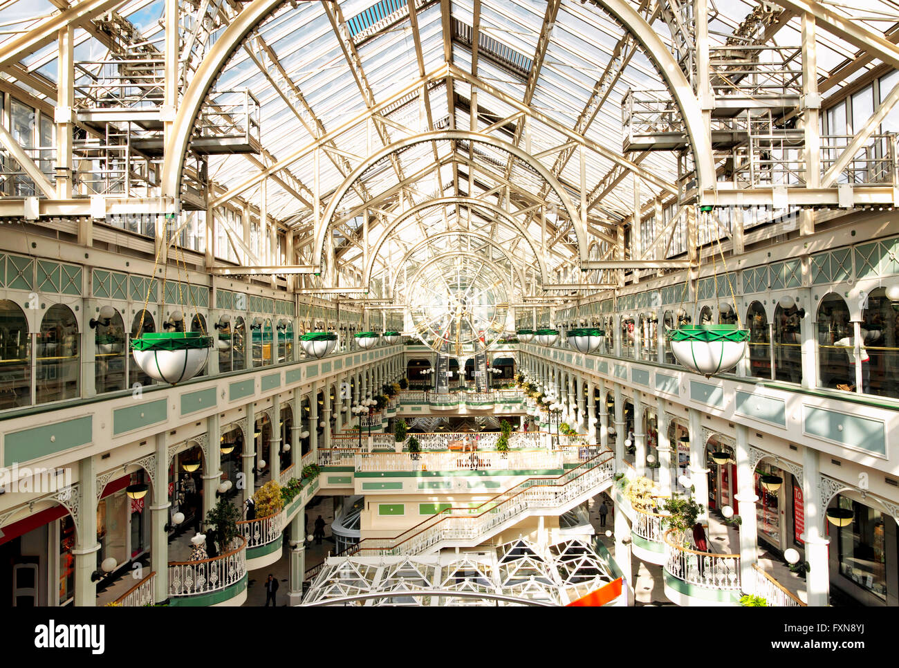 Saint Stephen's Green Shopping Centre, Dublin, Ireland, September Stock