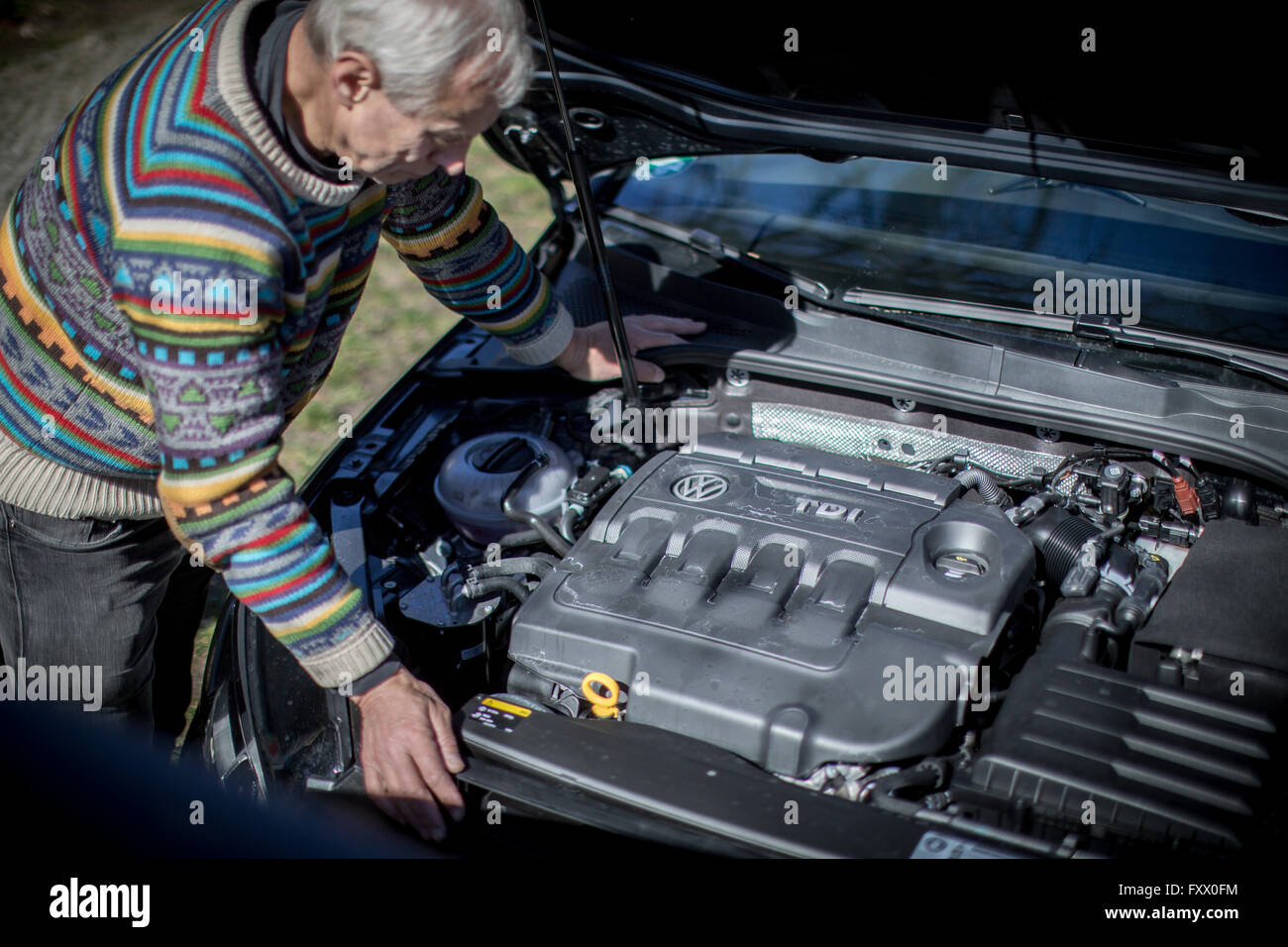 Berlin, Germany. 1st Apr, 2016. Axel Friedrich, retired director of