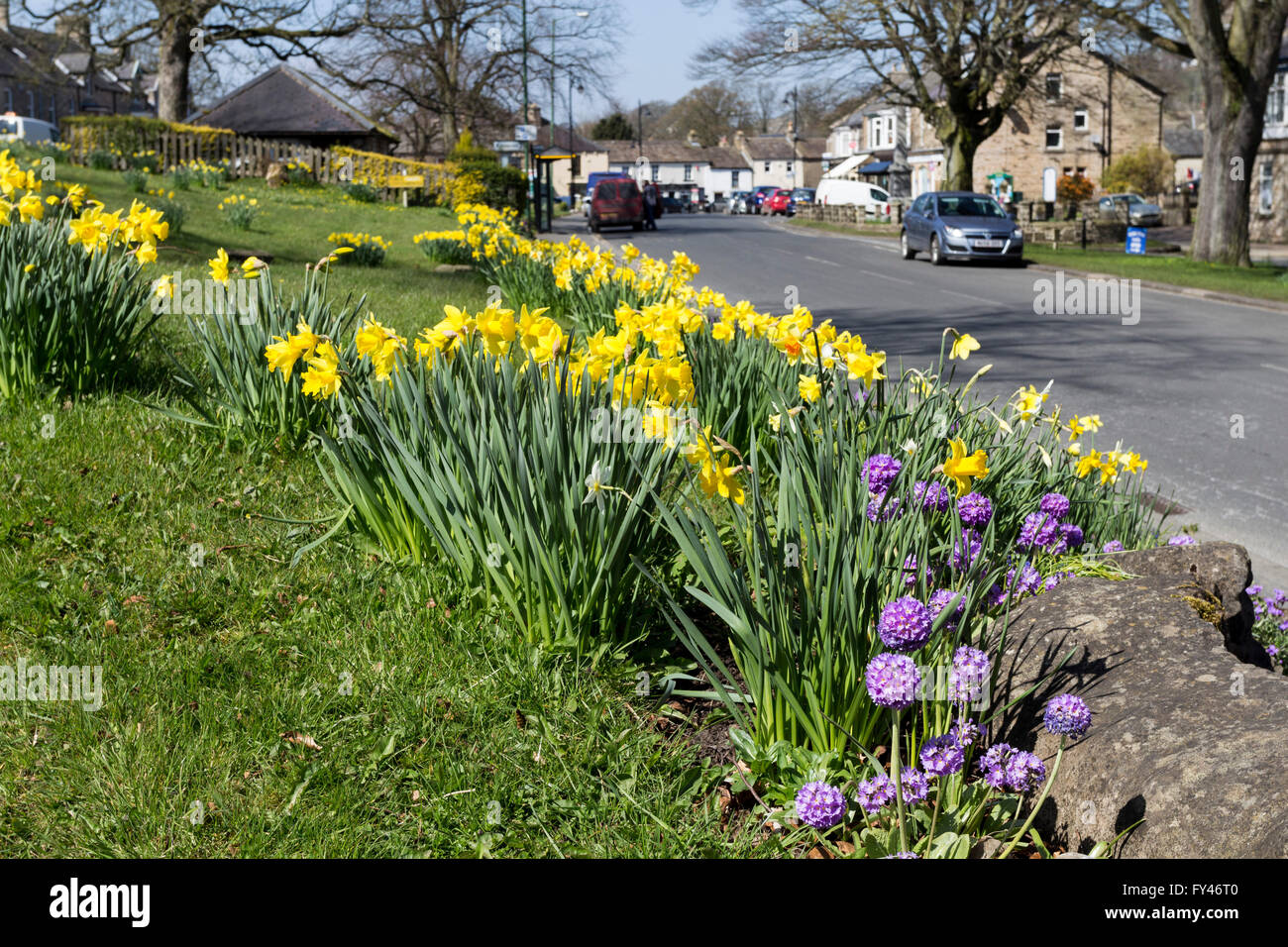 MiddletoninTeesdale, County Durham, UK. 21st April, UK Weather Stock