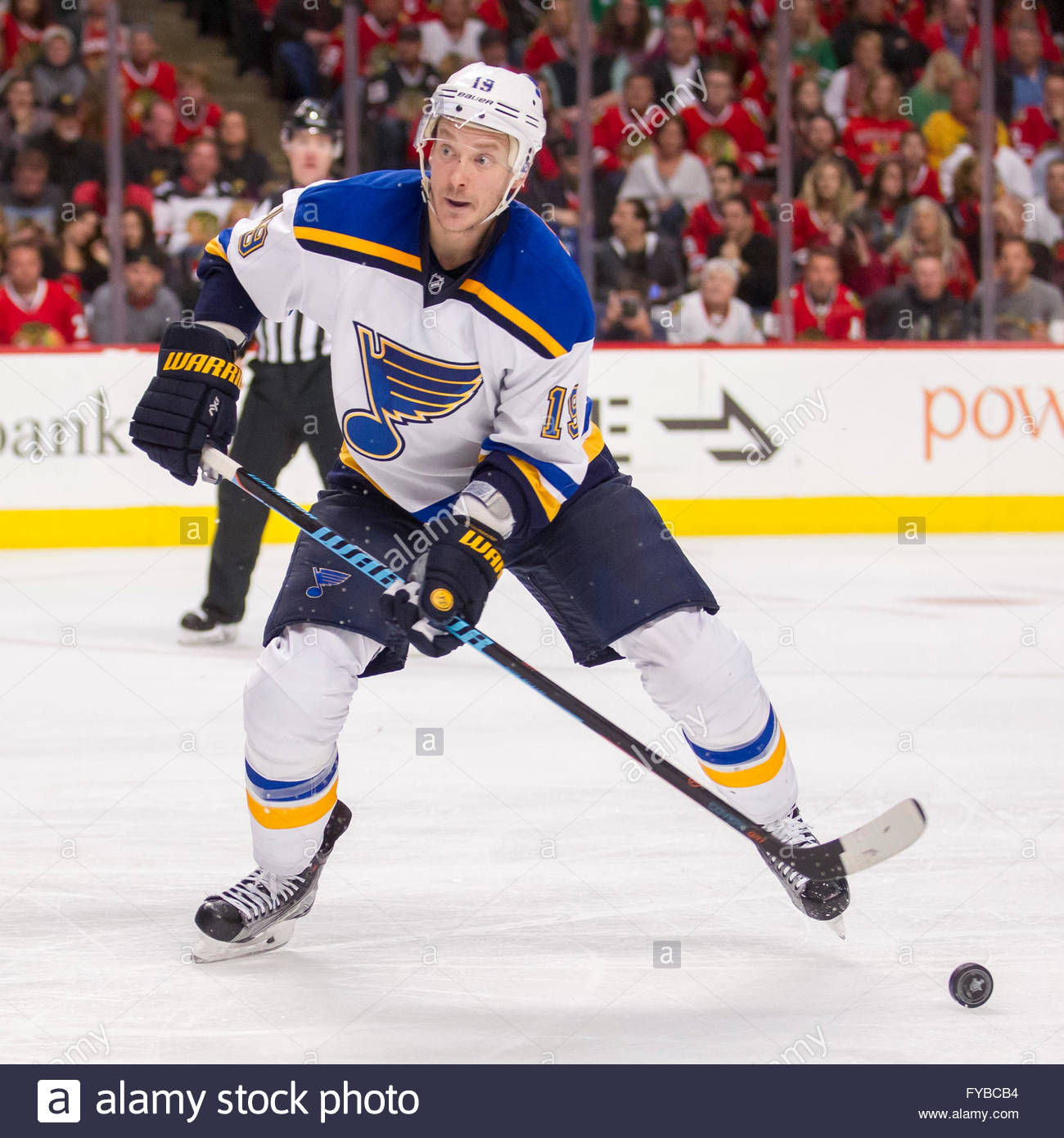 Chicago, Illinois, USA. 23rd Apr, 2016. Blues 19 Jay Bouwmeester