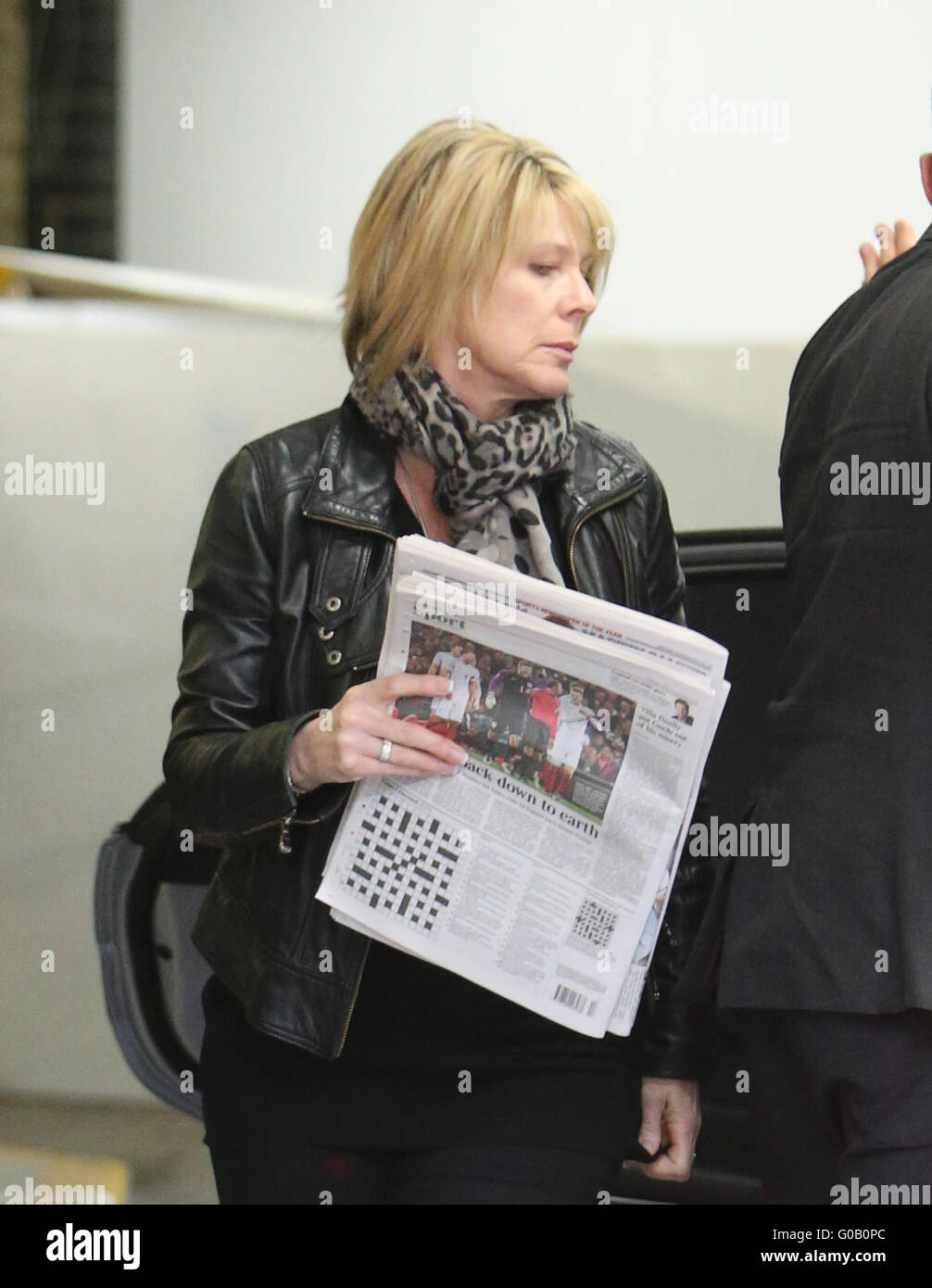Ruth Langsford make up free outside ITV Studios Featuring: Ruth Stock