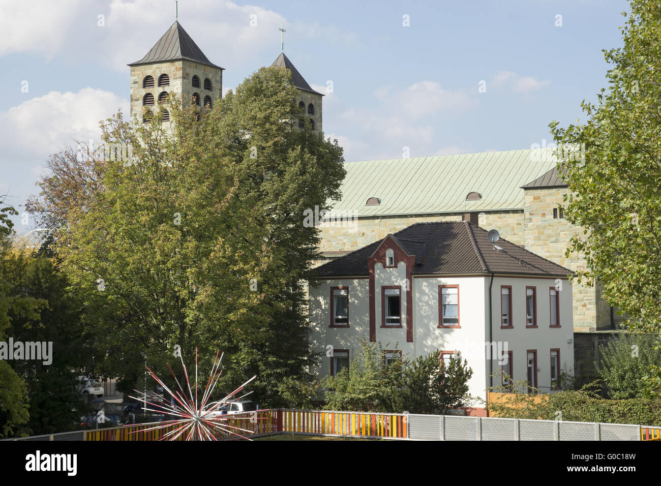 Catholic Parish Church St Katharina Unna German Stock Photo Alamy