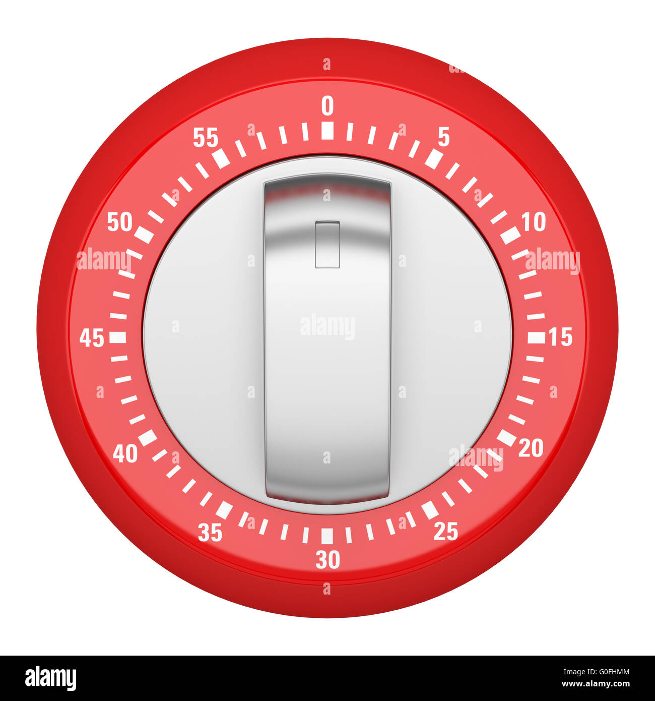 Top View Of Red Modern Kitchen Timer Isolated On White Background - Stock Photo Top View Of Red Modern Kitchen Timer Isolated On Whitebackground top view of red modern kitchen timer isolated on white background - stock photo top view of red modern kitchen timer isolated on whitebackground