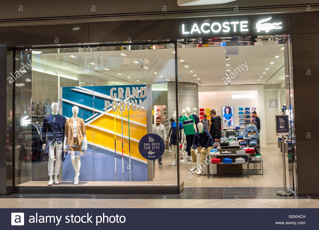 lacoste clothing store