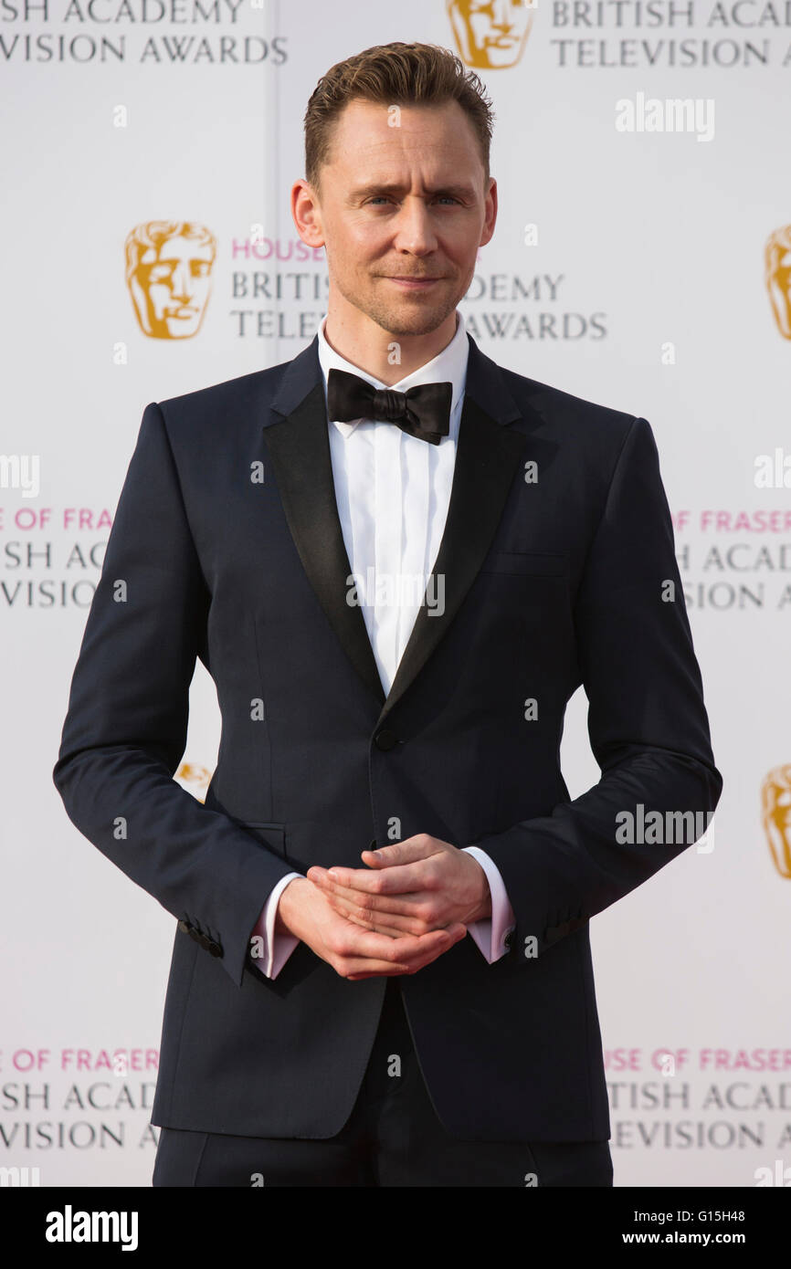 London, UK. 8 May 2016. Actor Tom Hiddleston. Red carpet celebrity