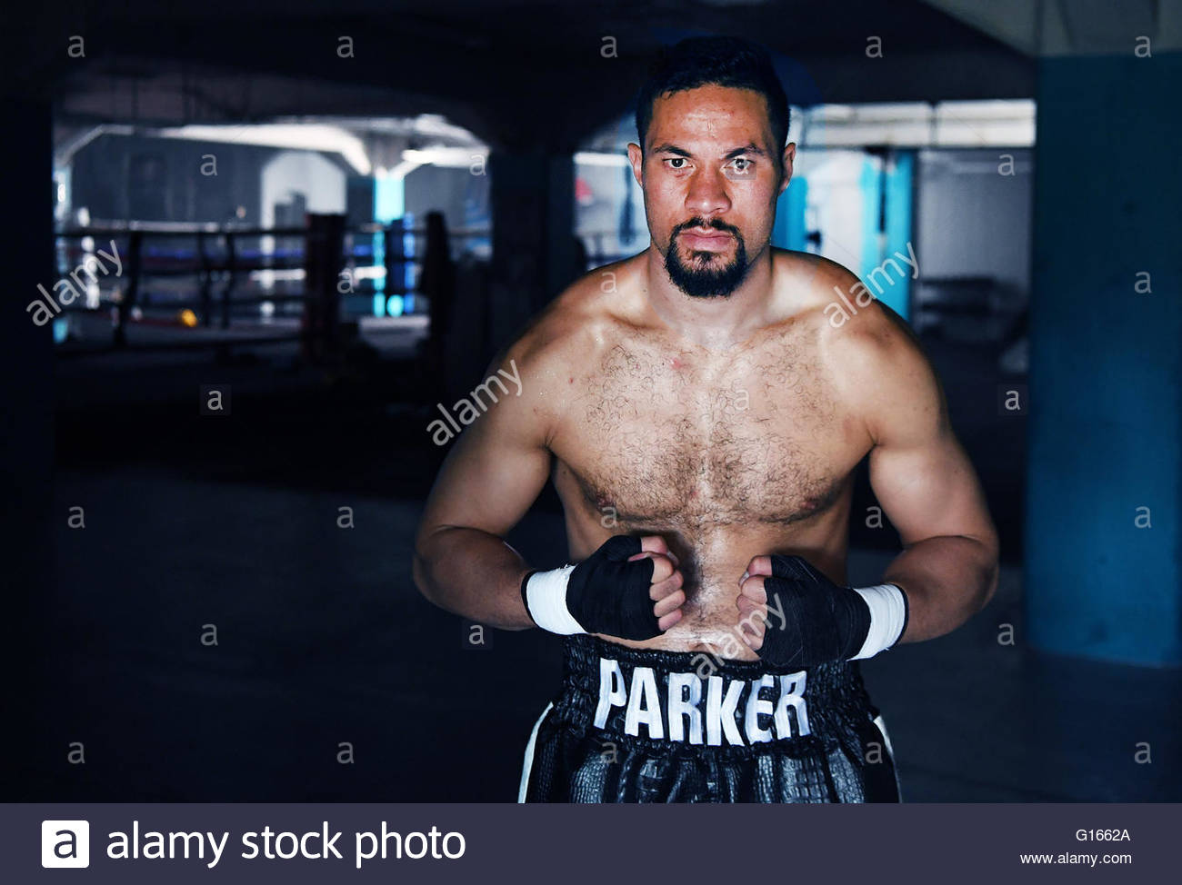 Auckland, New Zealand. 09th May, 2016. New Zealand Heavyweight boxer