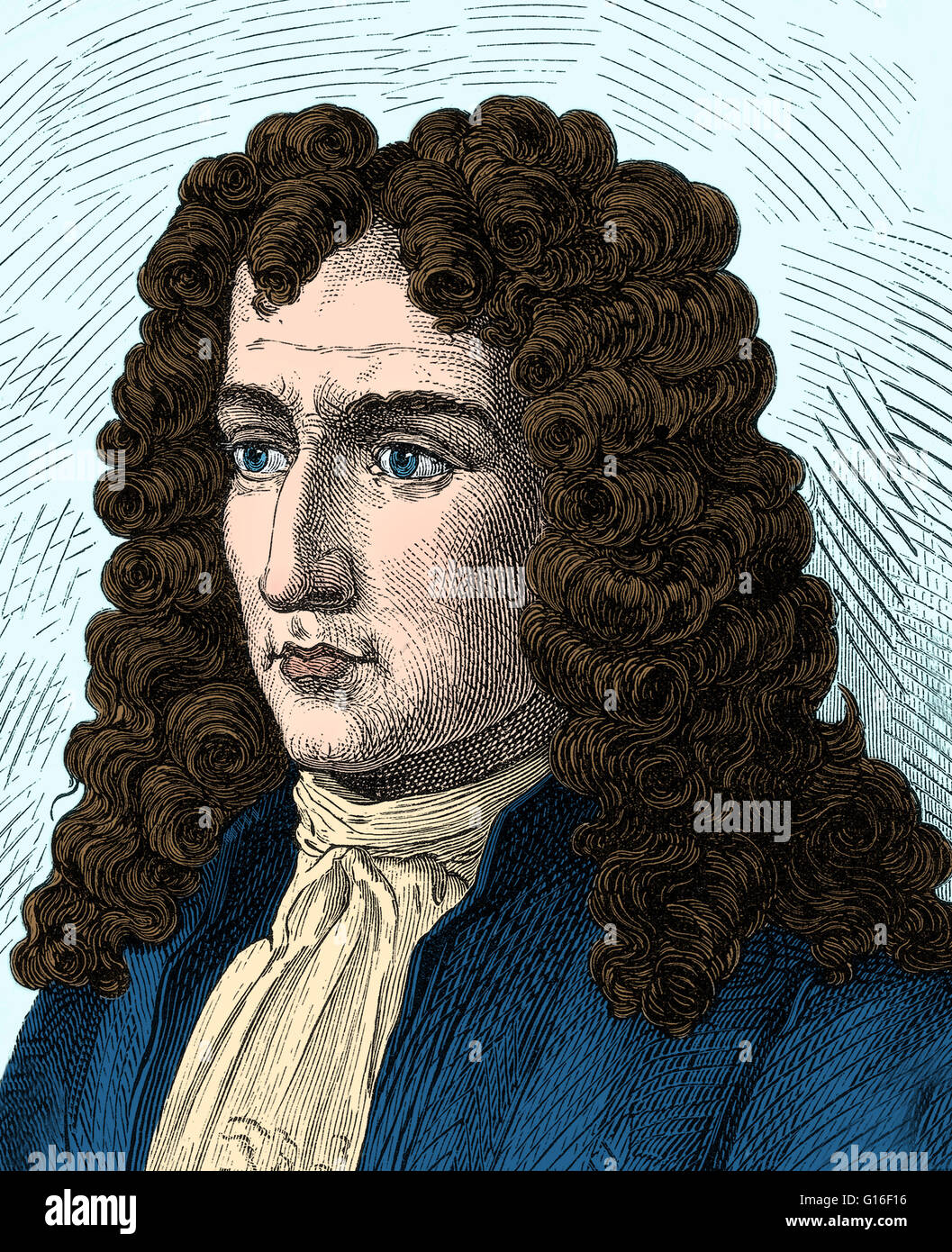 Denis Papin (August 22, 1647 1712) was a French physicist Stock Photo