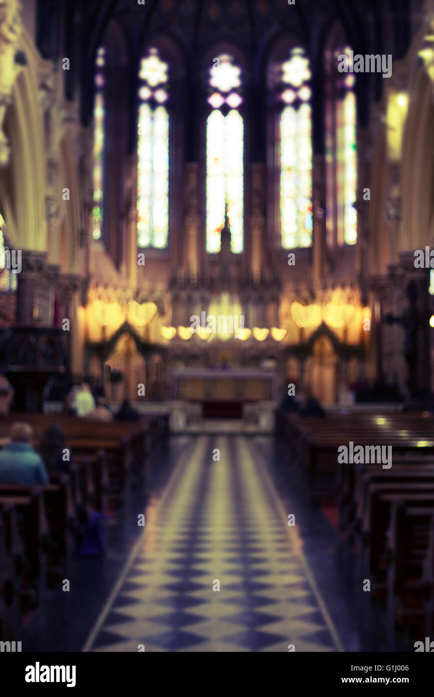 Blurry Church Background Stock Photo Royalty Free Image