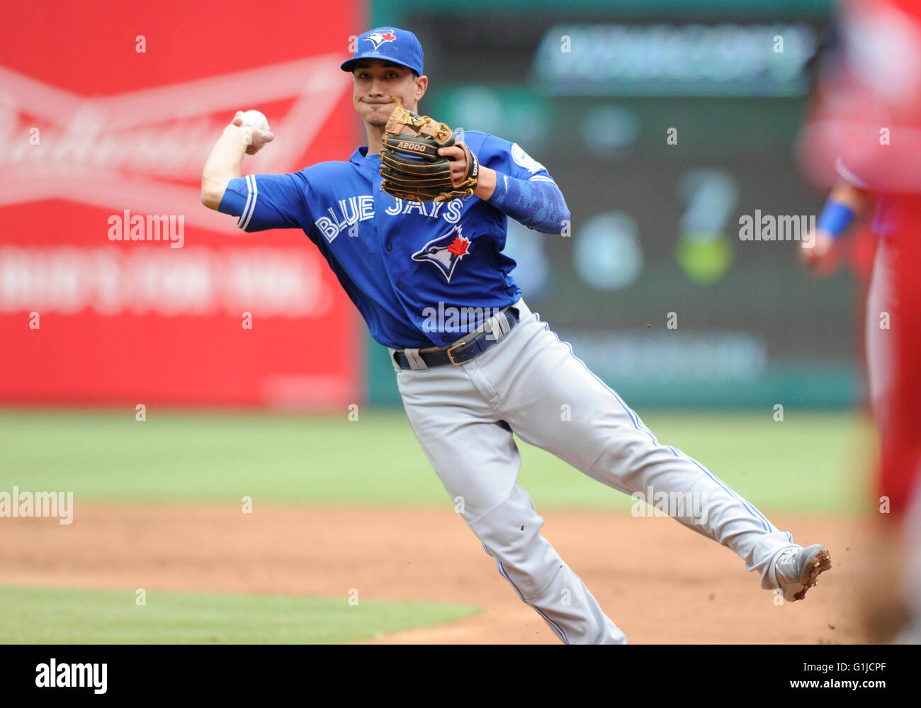 May 15, 2016 Toronto Blue Jays second baseman Darwin Barney 18 Stock