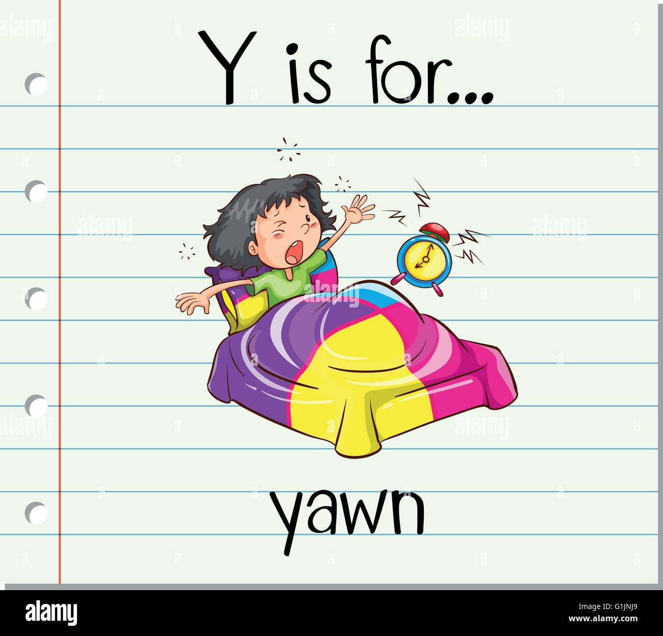 flashcard-letter-y-is-for-yawn-illustration-G1JNJ9.jpg