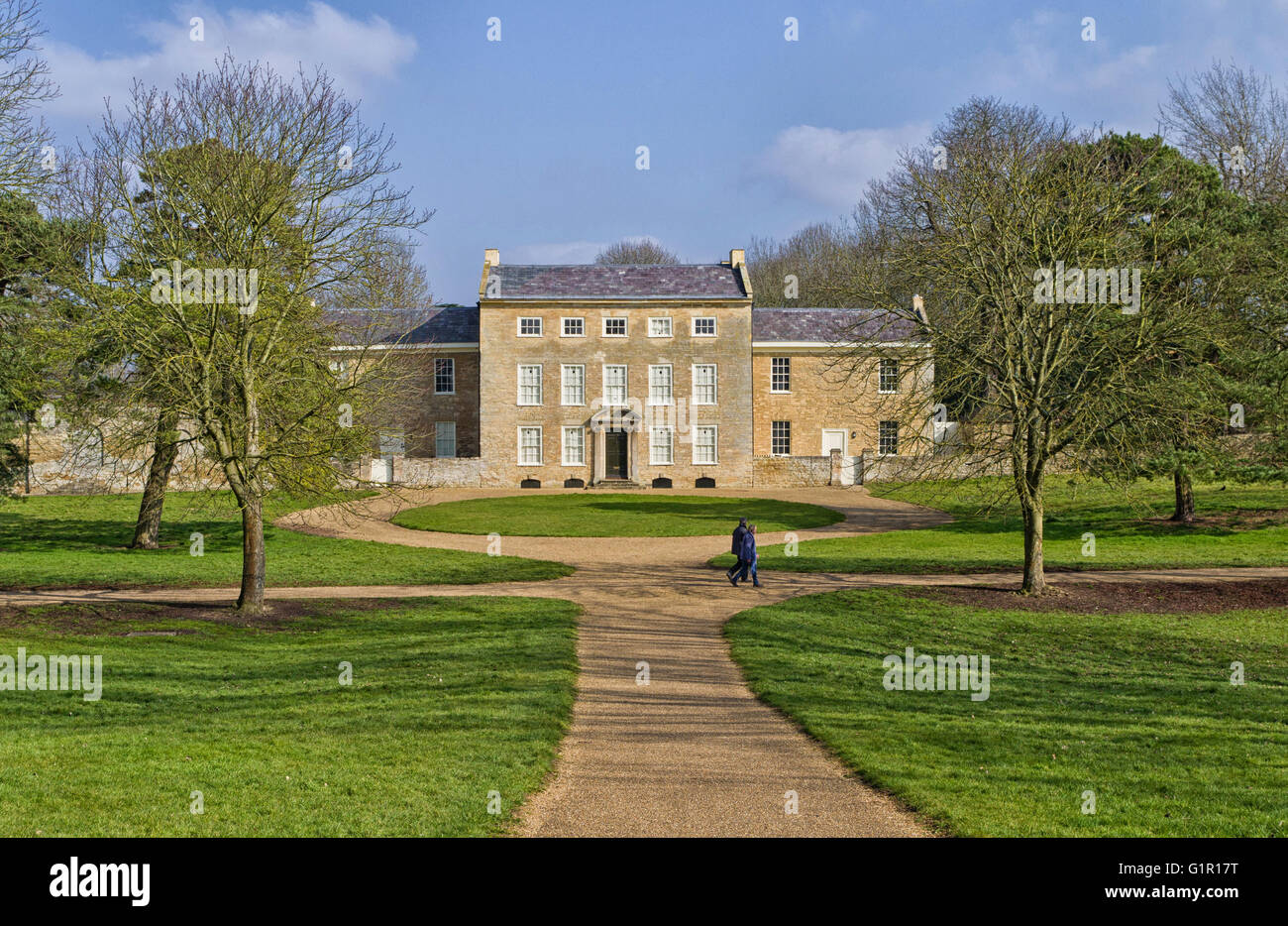 Linford Manor in the village of Great Linford, part of Milton Keynes Stock Photo, Royalty Free