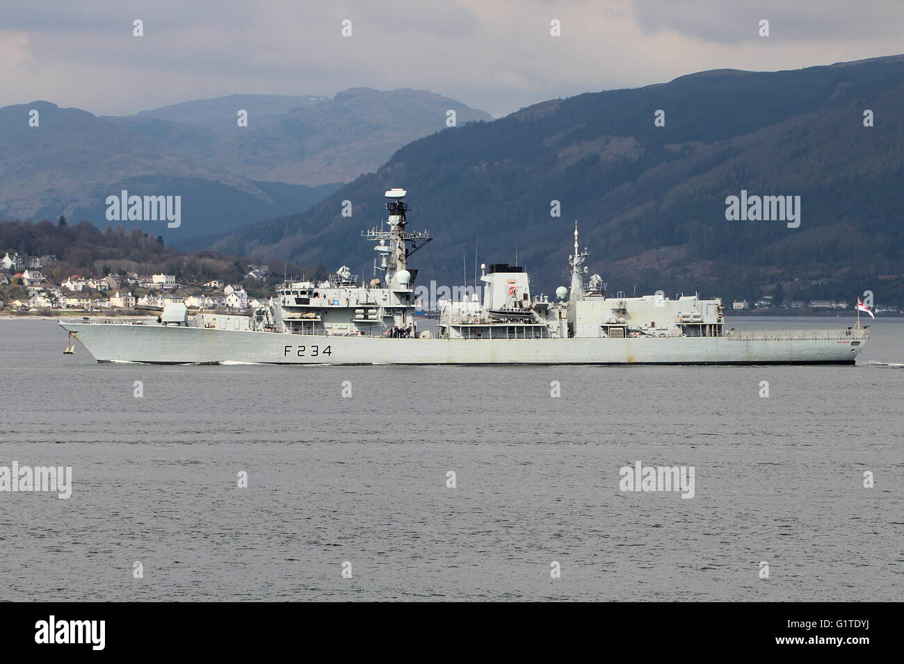 Hms Iron Duke F A Type Or Duke Class Frigate Of The Royal