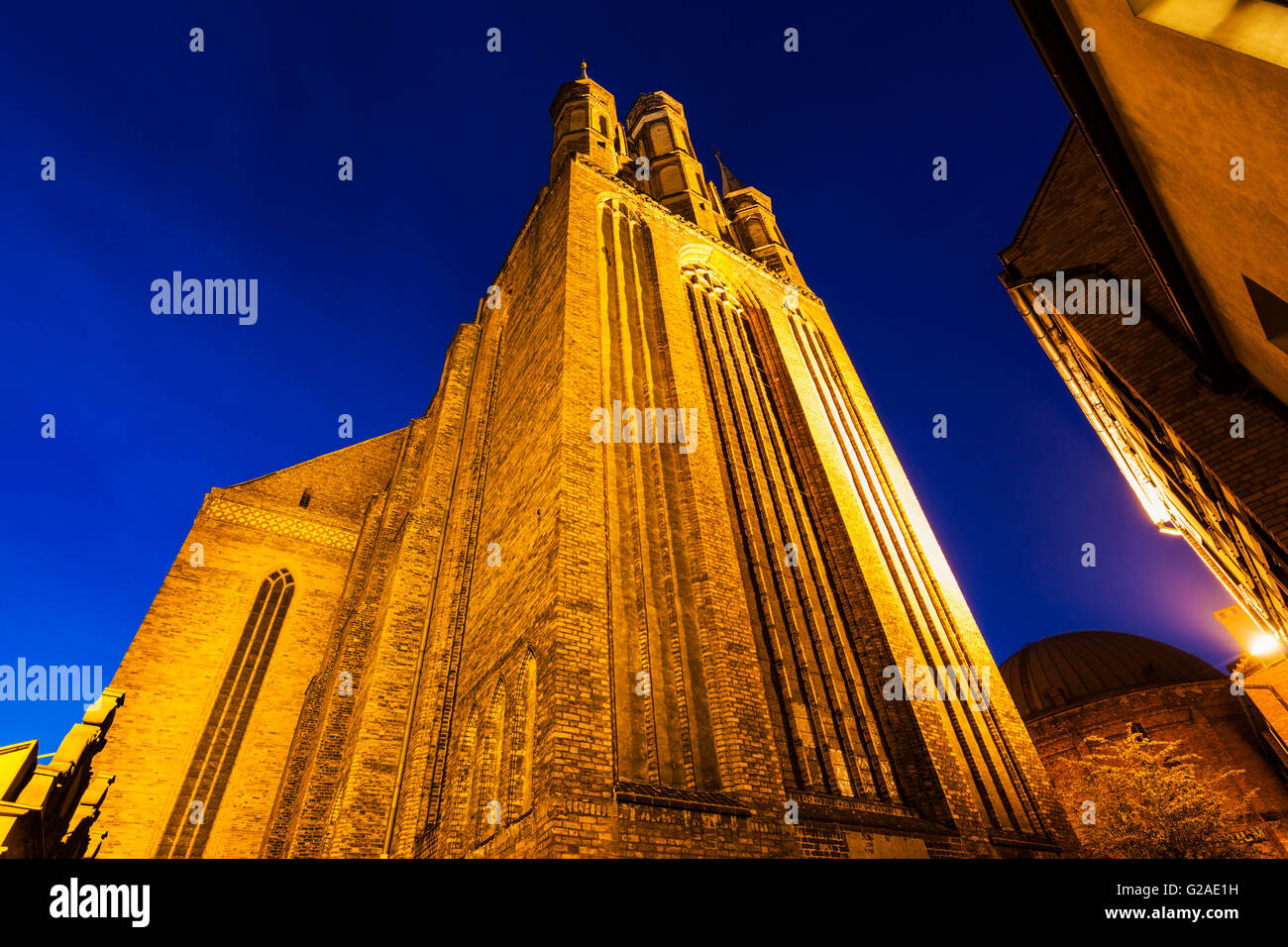 St Mary's Church in Torun Torun, KuyavianPomeranian, Poland Stock