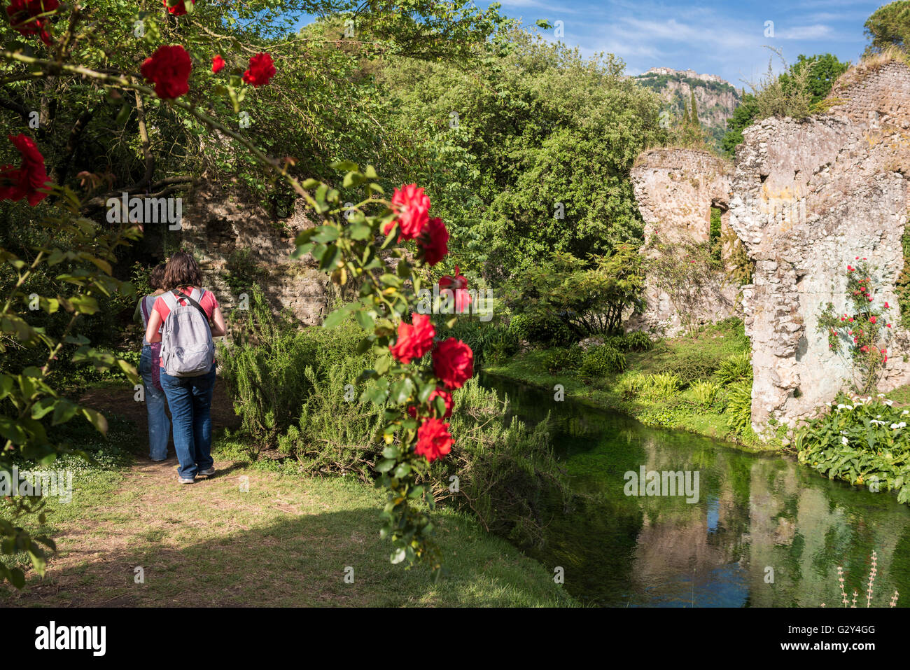 Gardens Of Ninfa Cisterna Di Latina Italy Stock Photo Alamy