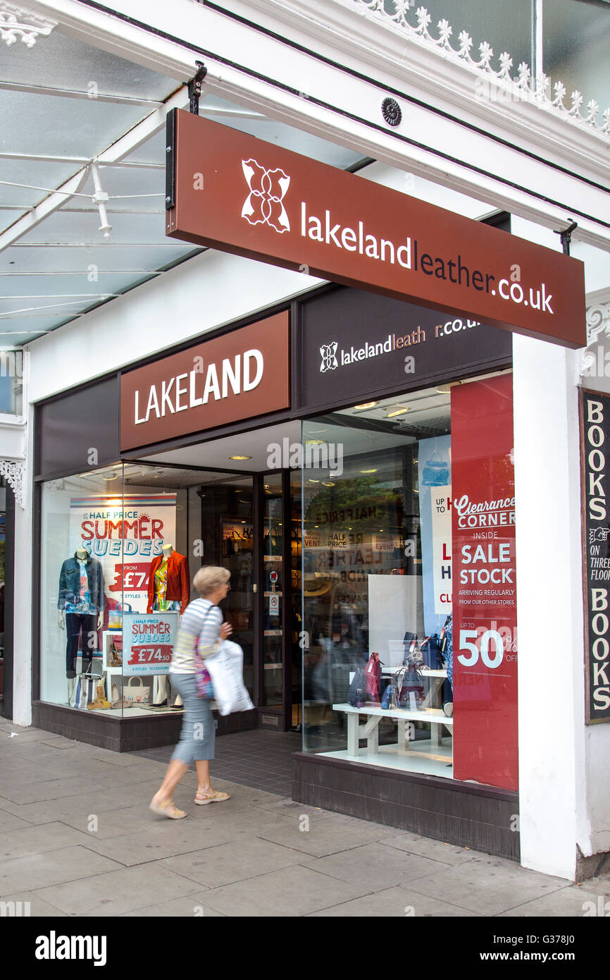 Lakeland store in Lord Street, Southport, Merseyside, UK Stock Photo