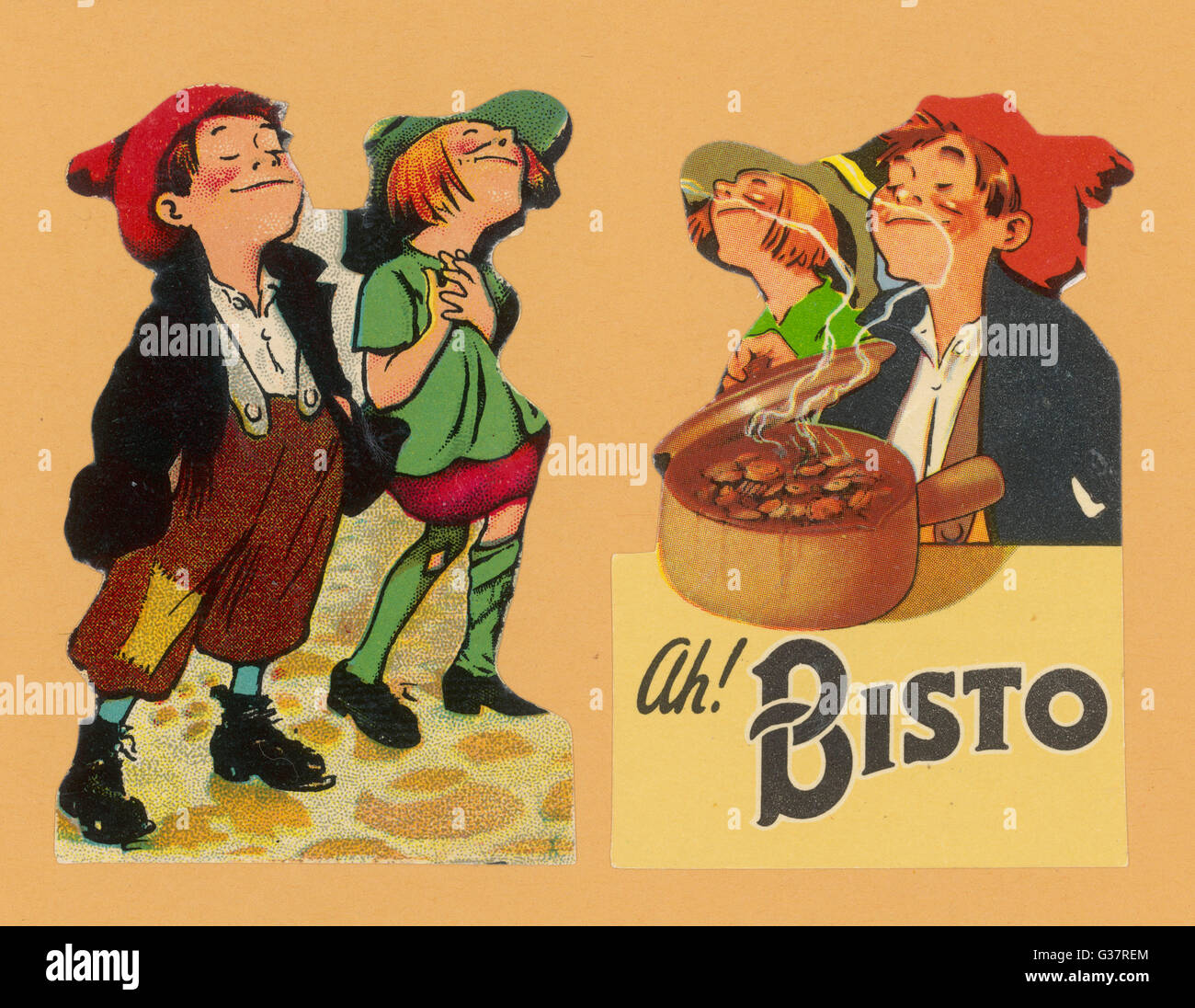 BISTO The BISTO KIDS (Bisto gravy) Date circa 1919 Stock Photo