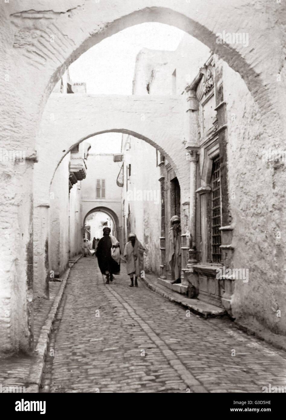 Street In Tunis Tunisia Circa S Stock Photo Alamy