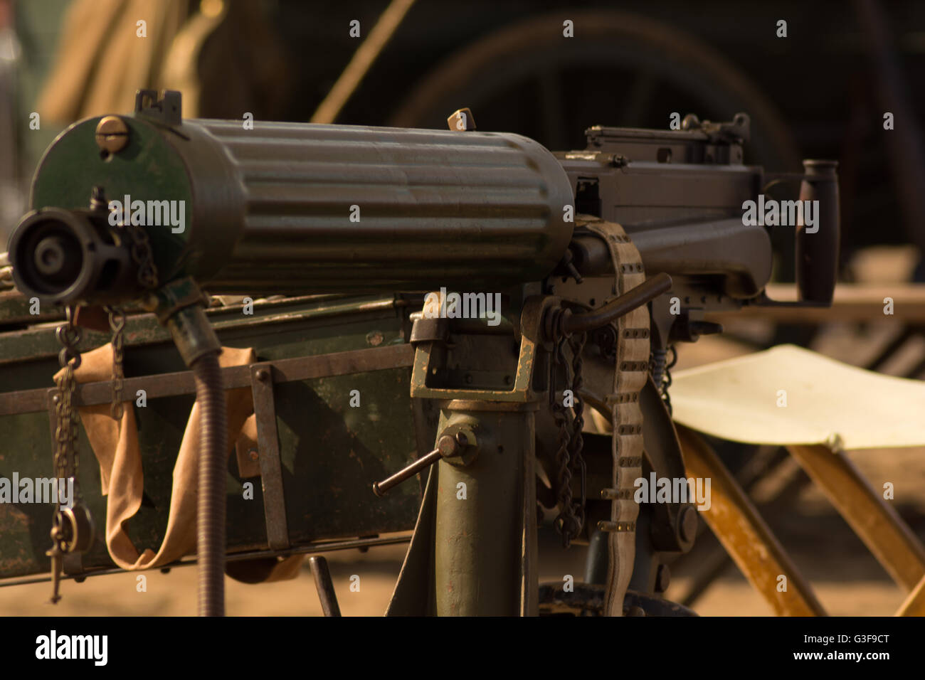 Maxim Gun Vickers Heavy Machine Gun World War 1 The Great War The Stock