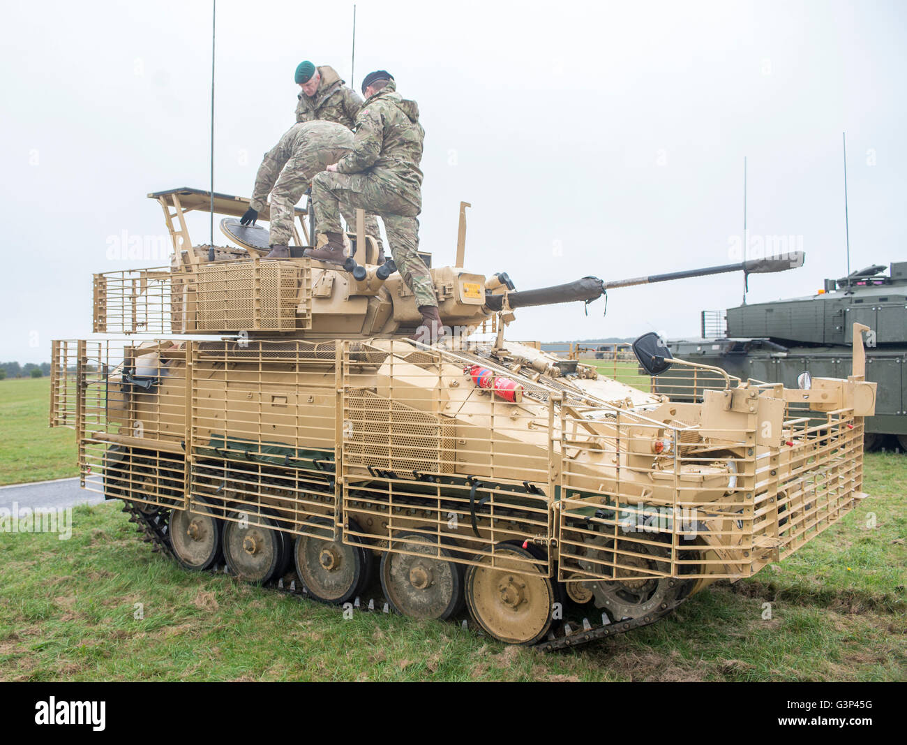 Scimitar Mark (Mk) 2 armoured reconnaissance vehicle designed and Stock