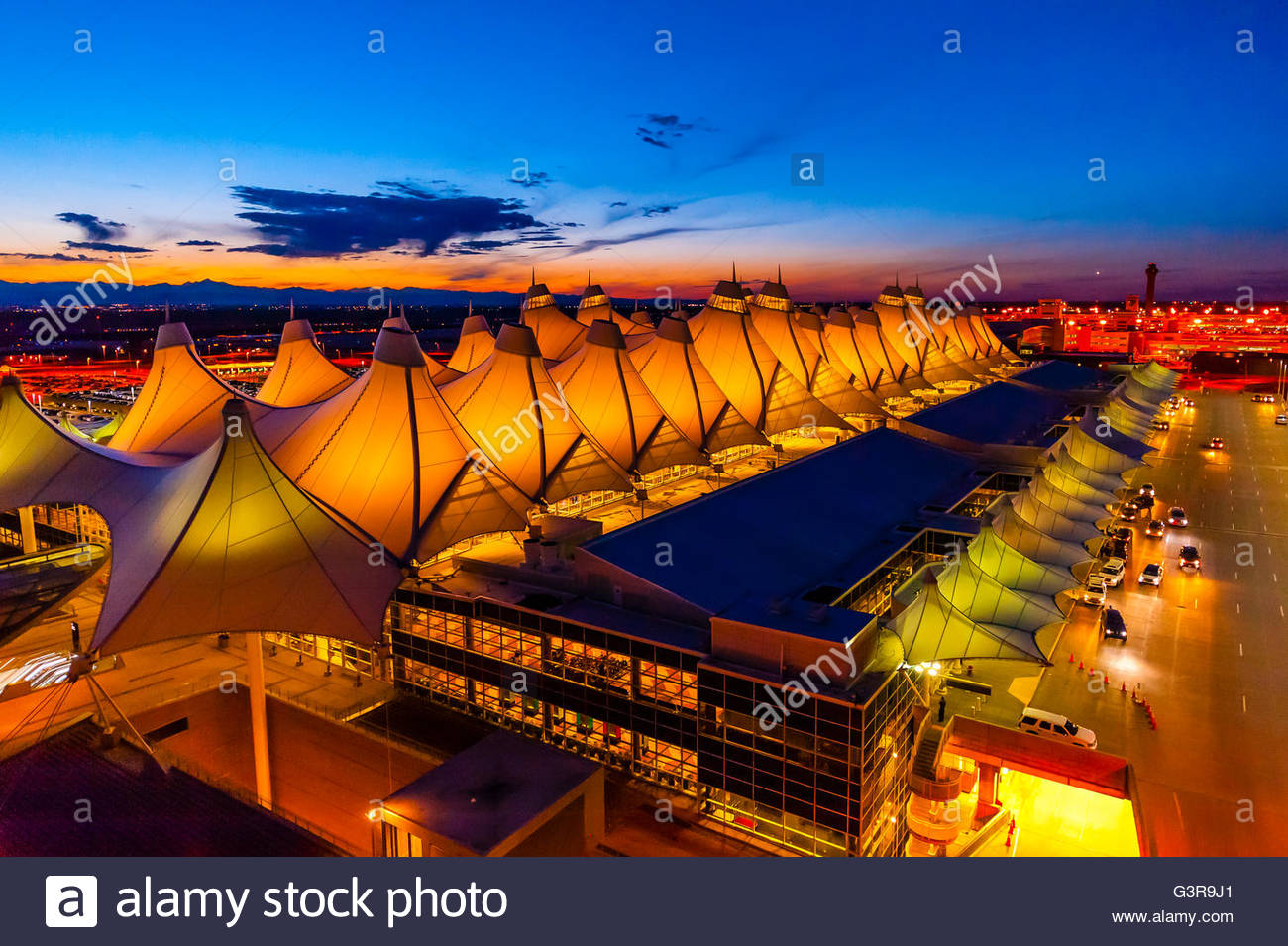 The Jeppesen Terminal, Denver International Airport, Denver, Colorado ...