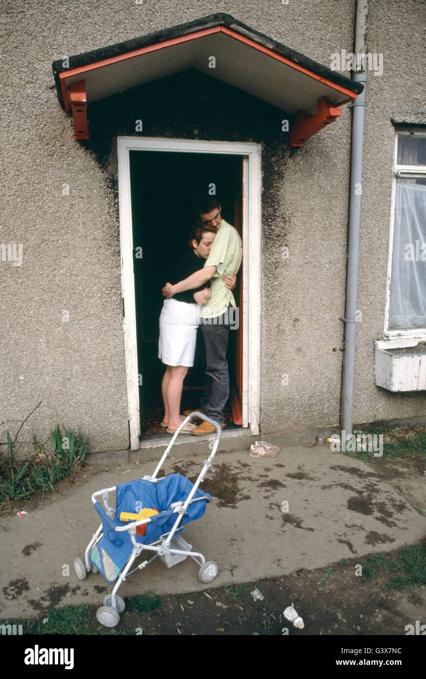 © John Angerson Holme Wood Housing estate in Bradford, Yorkshire Stock