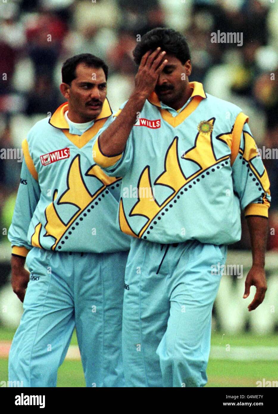 Cricket/Azharuddin & Srinath Stock Photo, Royalty Free Image 106171071